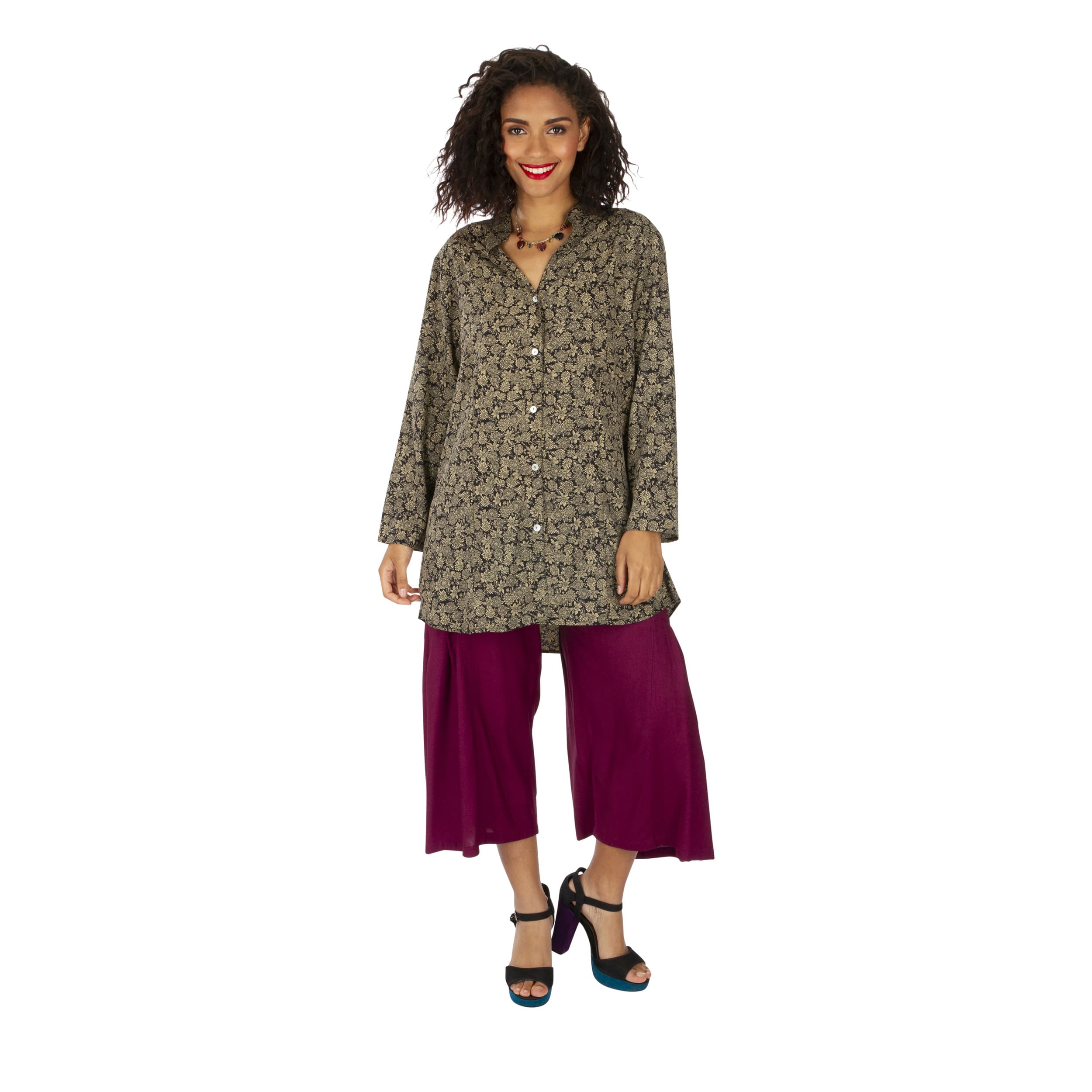 Tunique été manches 3/4 Rahat - 100% polyester - Akoustik Online