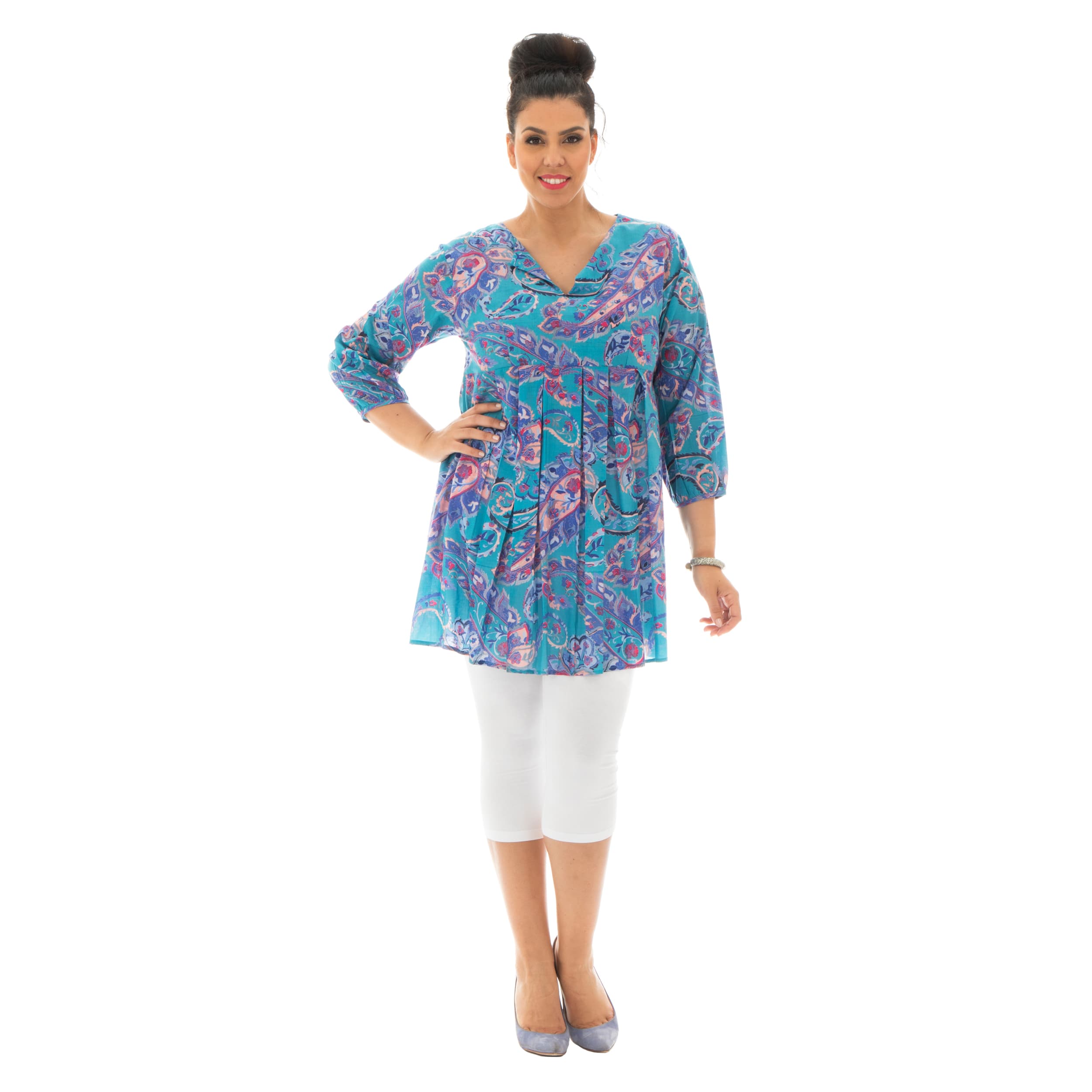 Tunique été Lenka - 100% voile de coton - Akoustik Online