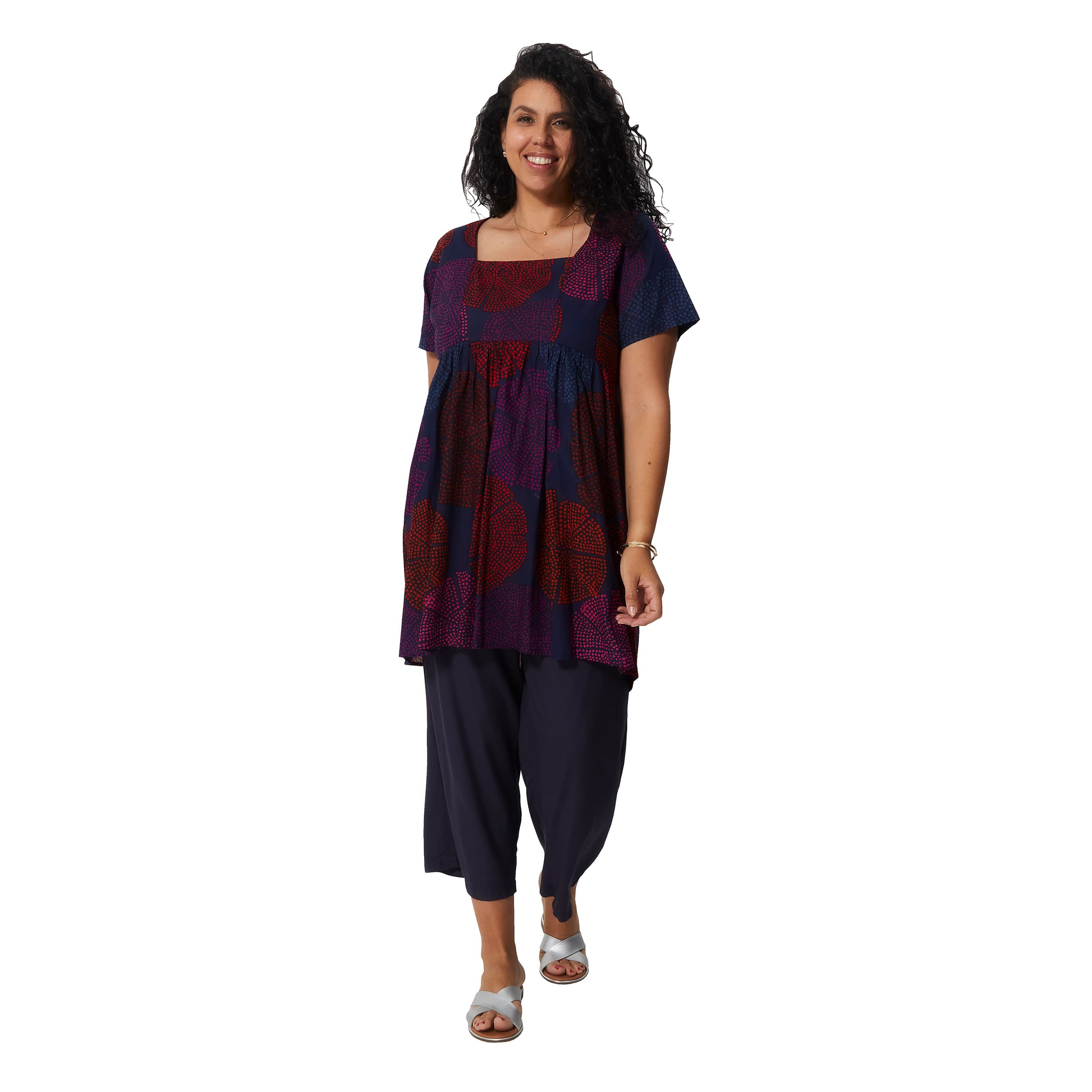 Tunique été Sarah - 100% voile de coton - Akoustik Online