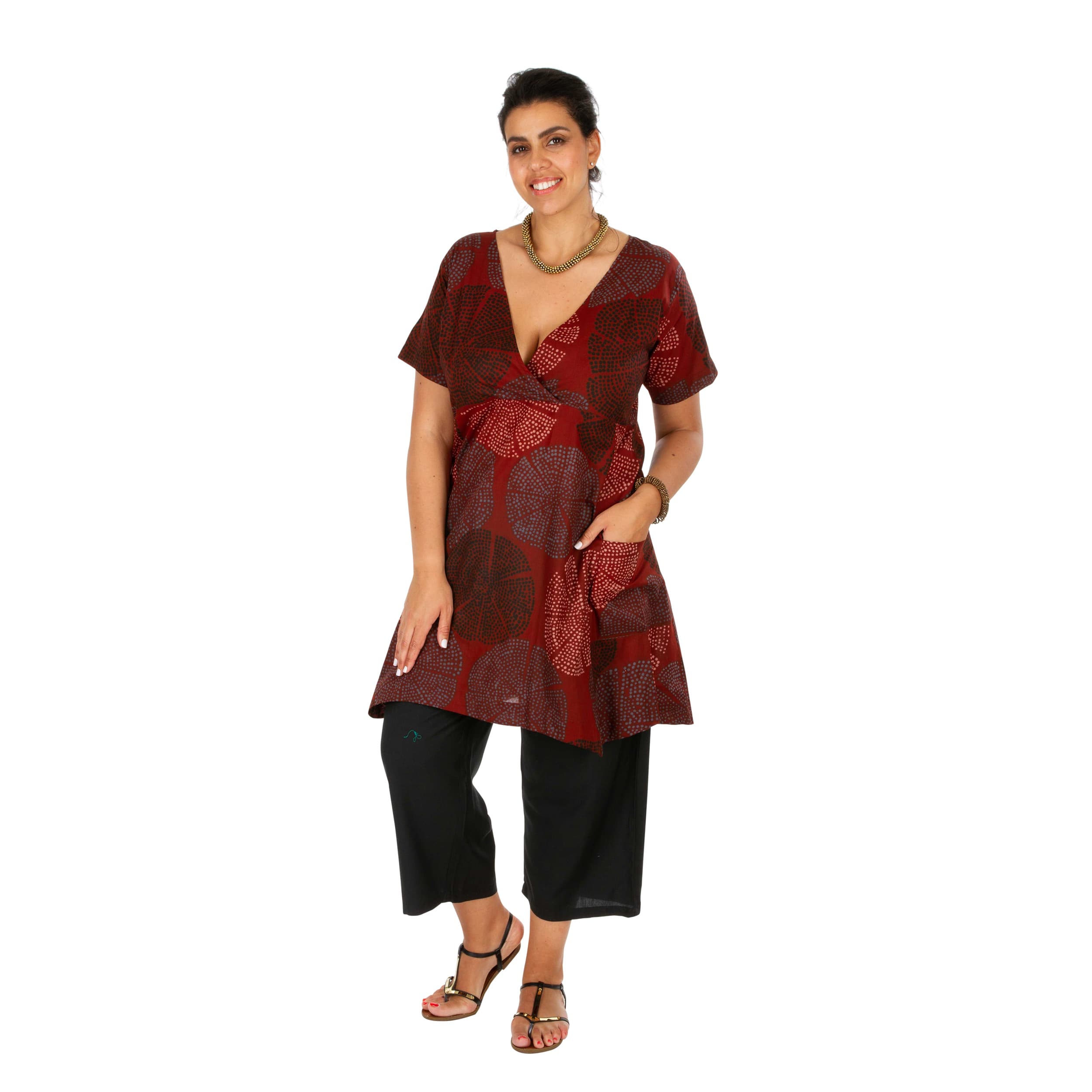 Tunique été Amélia - 100% voile de coton - Akoustik Online