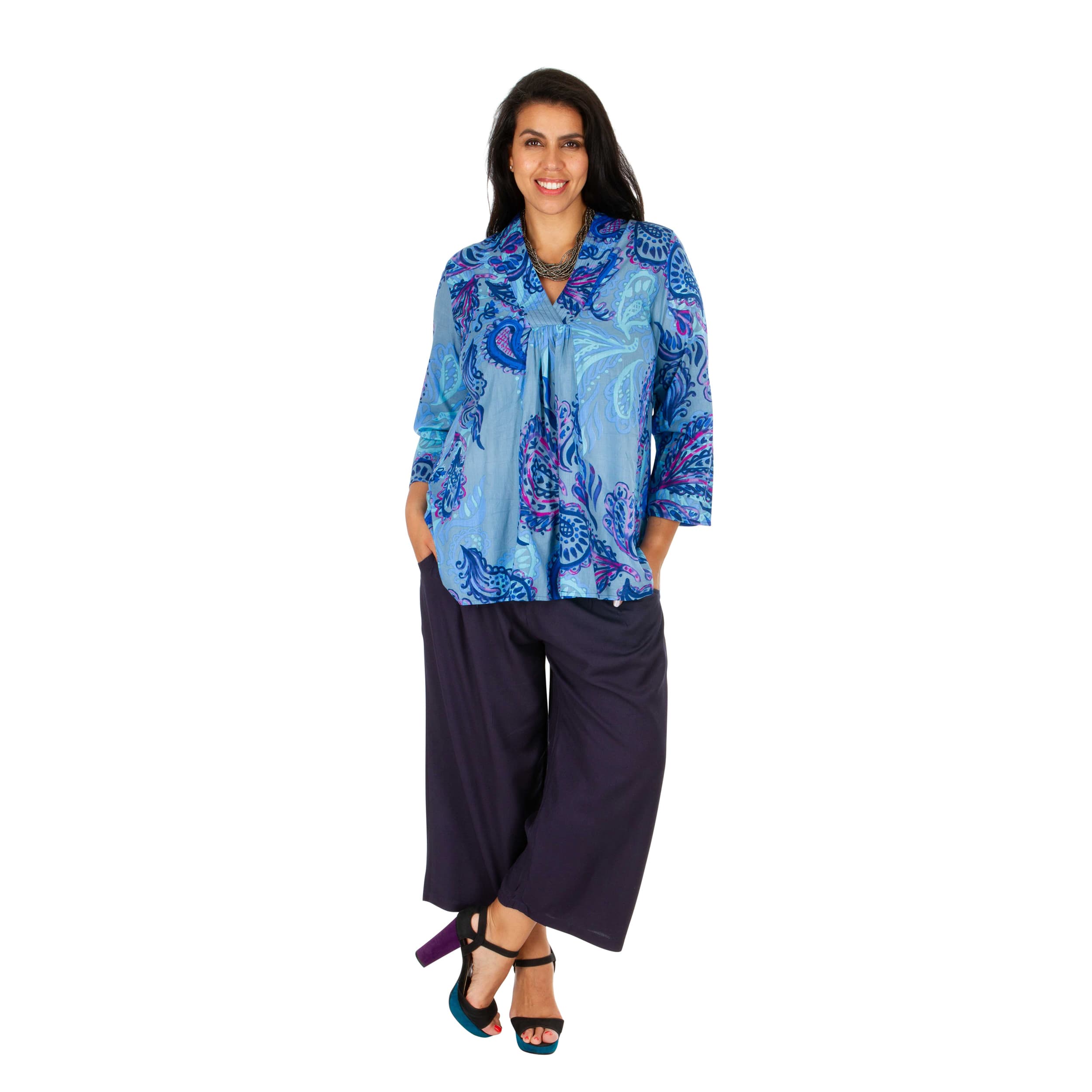 Tunique été Santa - 100% voile de coton - Akoustik Online