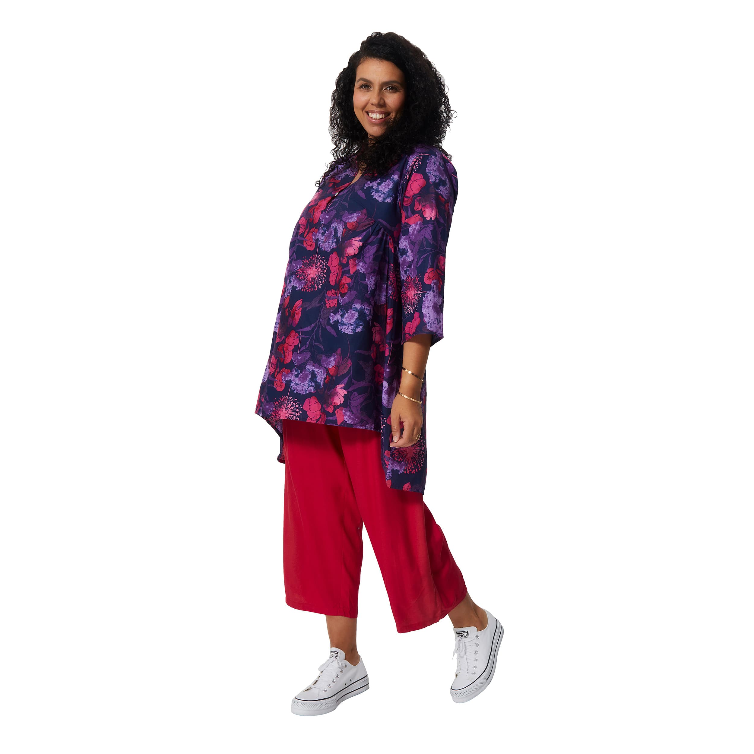 Tunique été manches 3/4 Chani - 100% coton - Akoustik Online