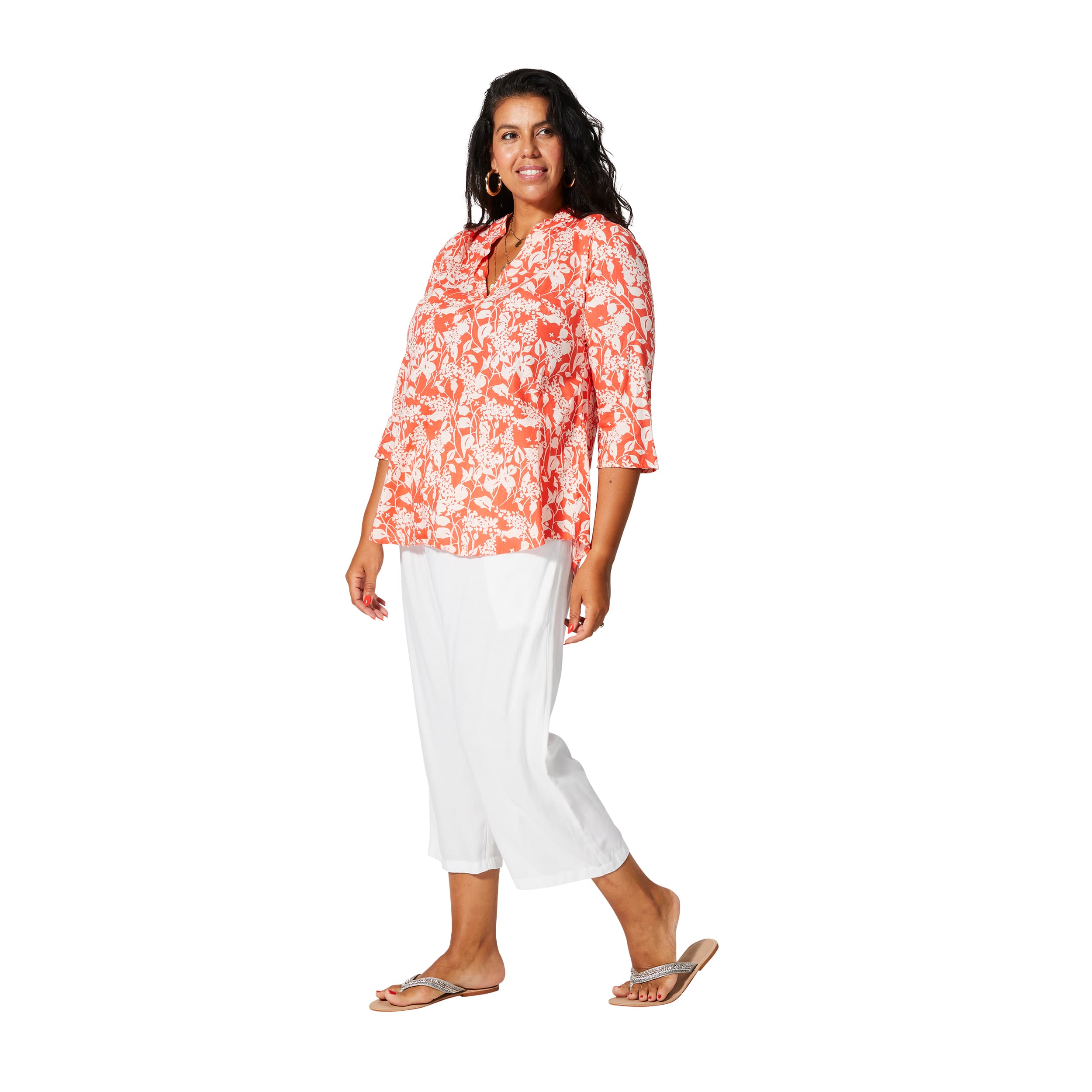 Tunique été manches 3/4 Leopoldo - 100% coton - Akoustik Online