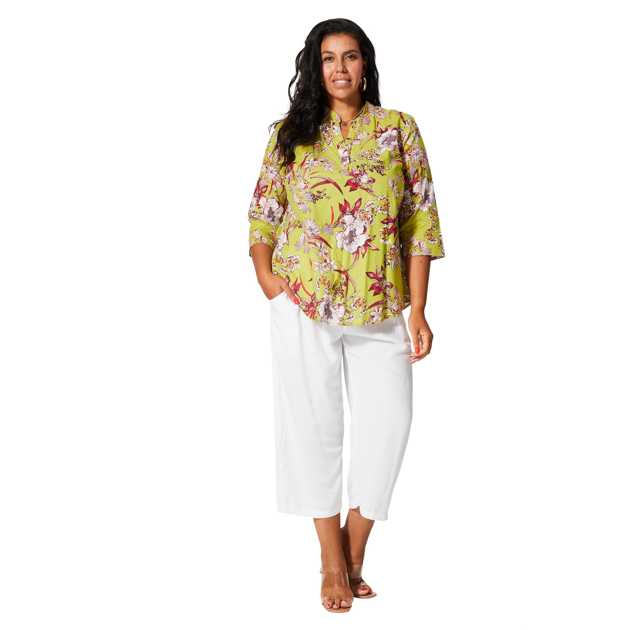 Tunique été manches 3/4 Abram - 100% coton - Akoustik Online