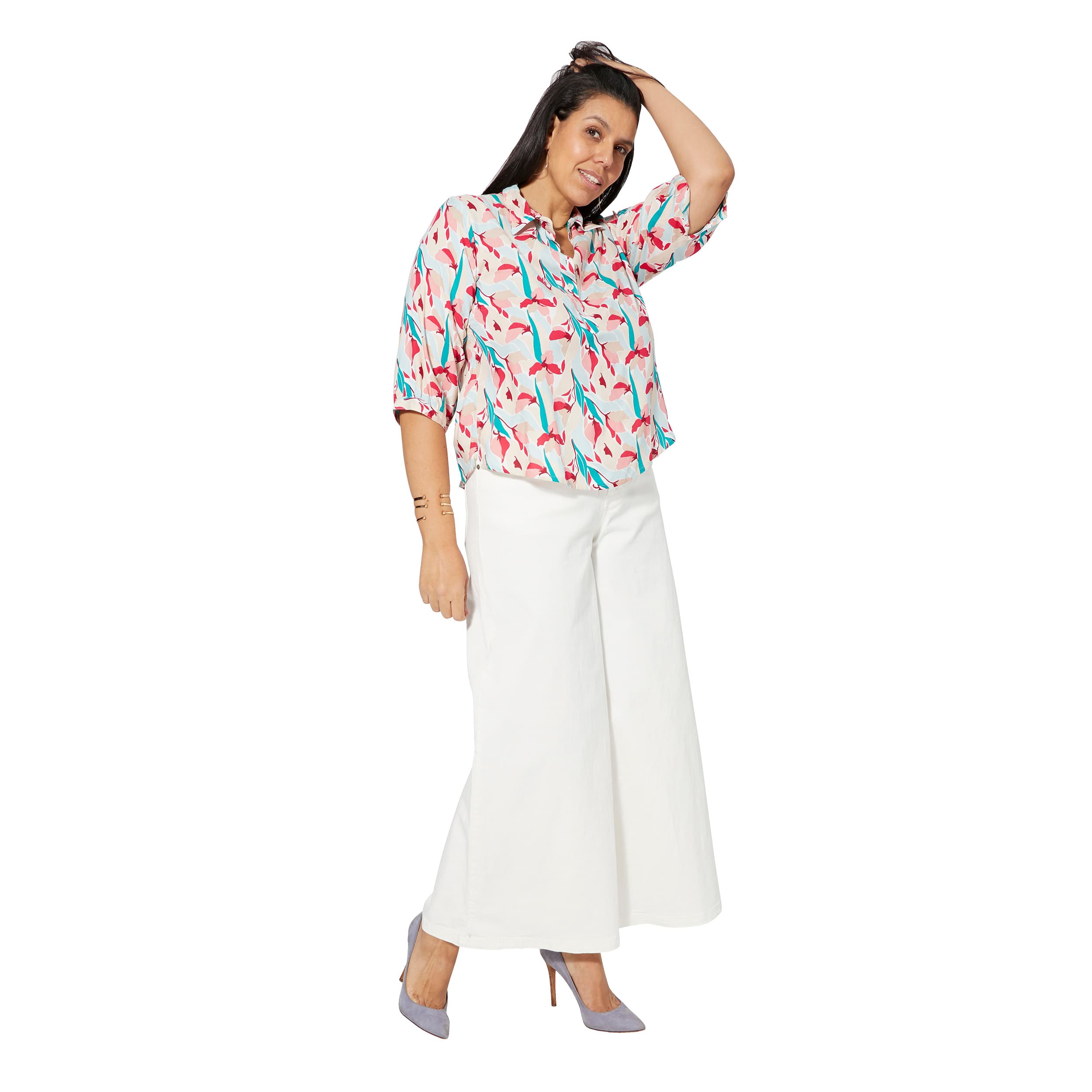 Tunique été manches 3/4 Rune - 100% viscose - Akoustik Online