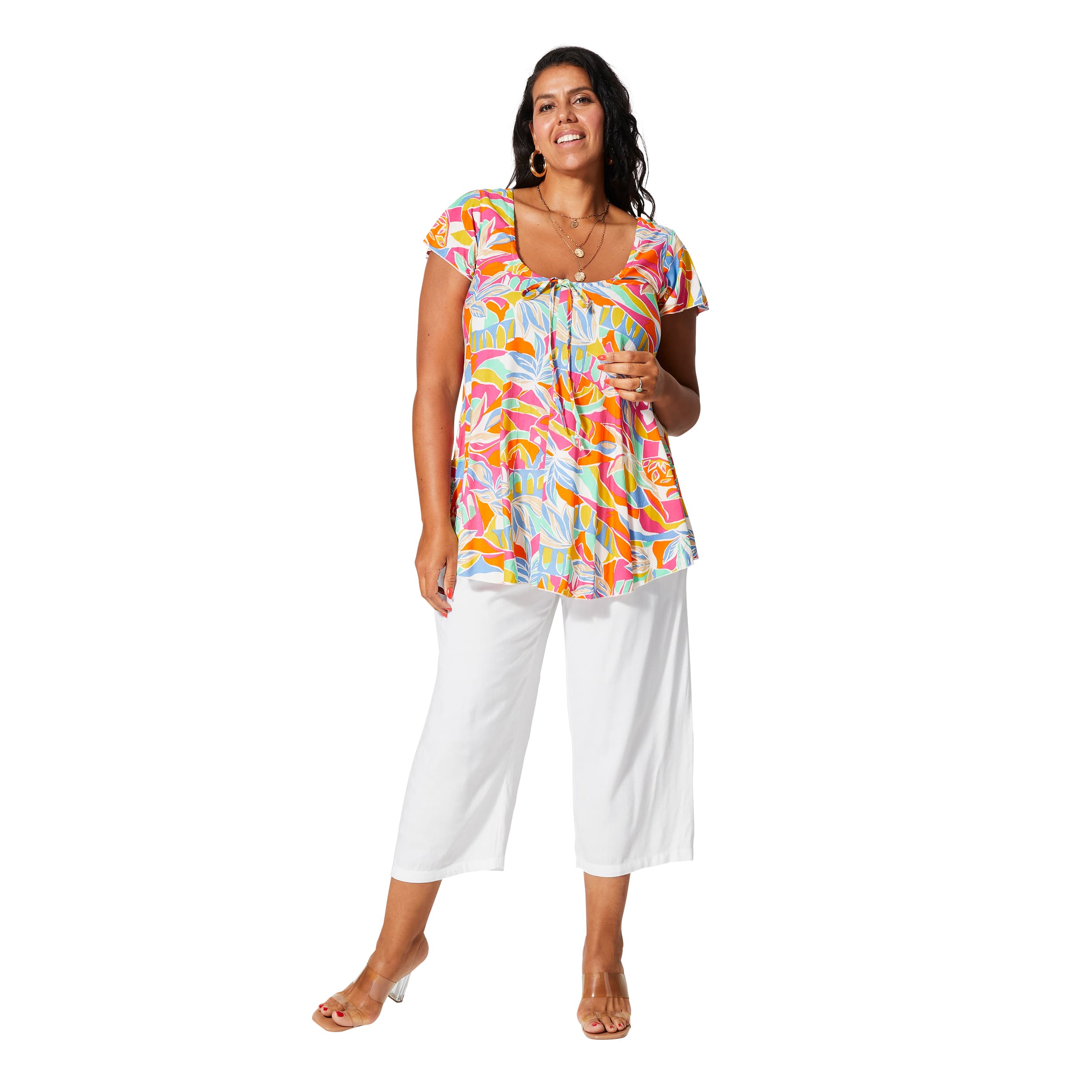 Tunique été manches courtes Zebulon - 100% viscose - Akoustik Online