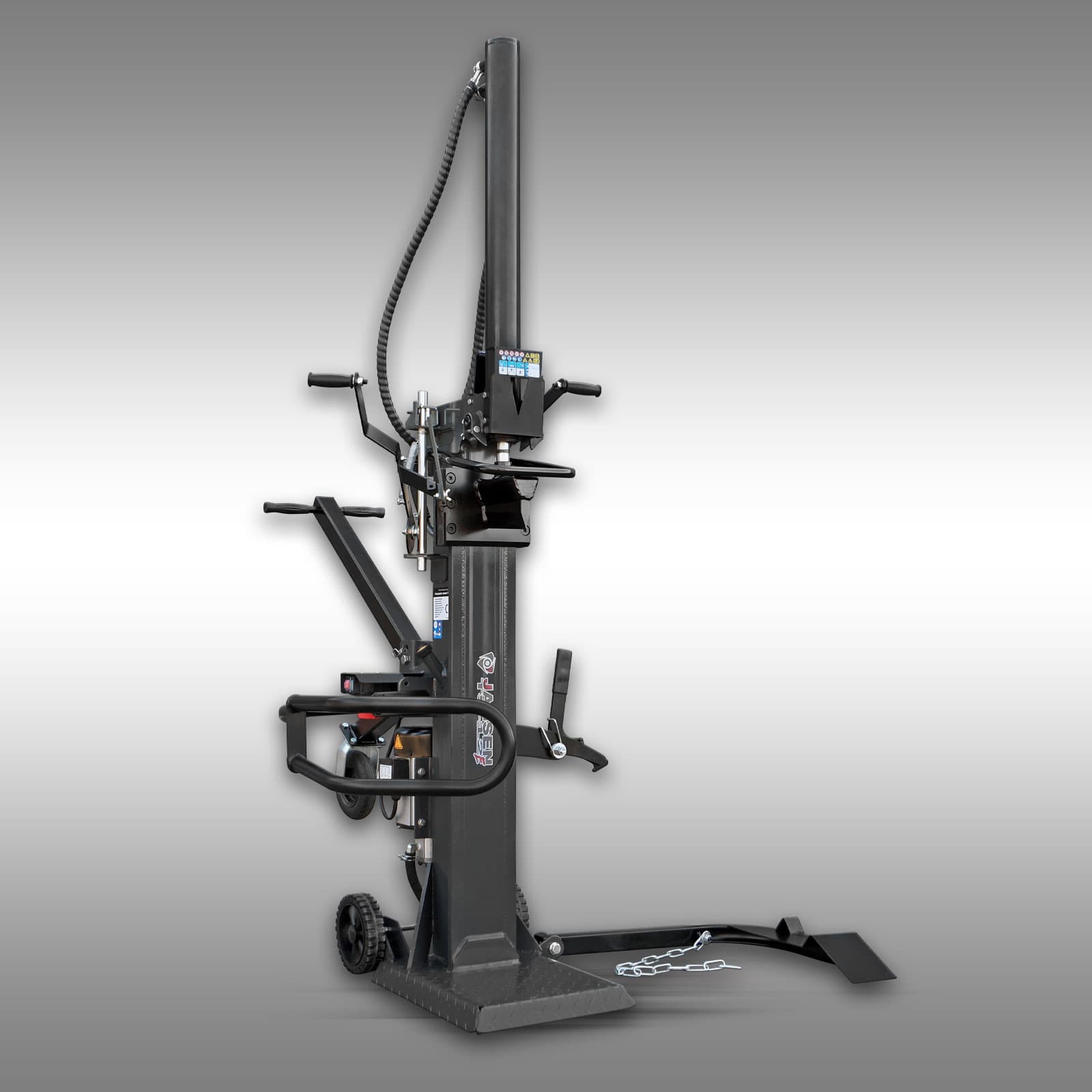Holzspalter Jansen TS-12E, 12 t mit Stammheber, Elektromotor 3,3 kW