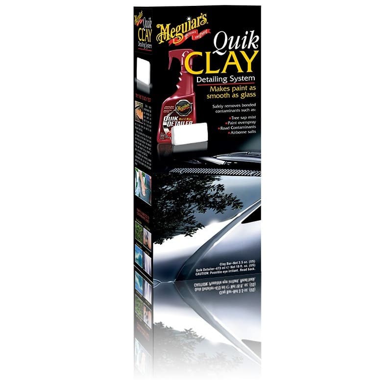Meguiar's Quik Clay - Systeme gomme / Kit Gomme + Lubrifiant