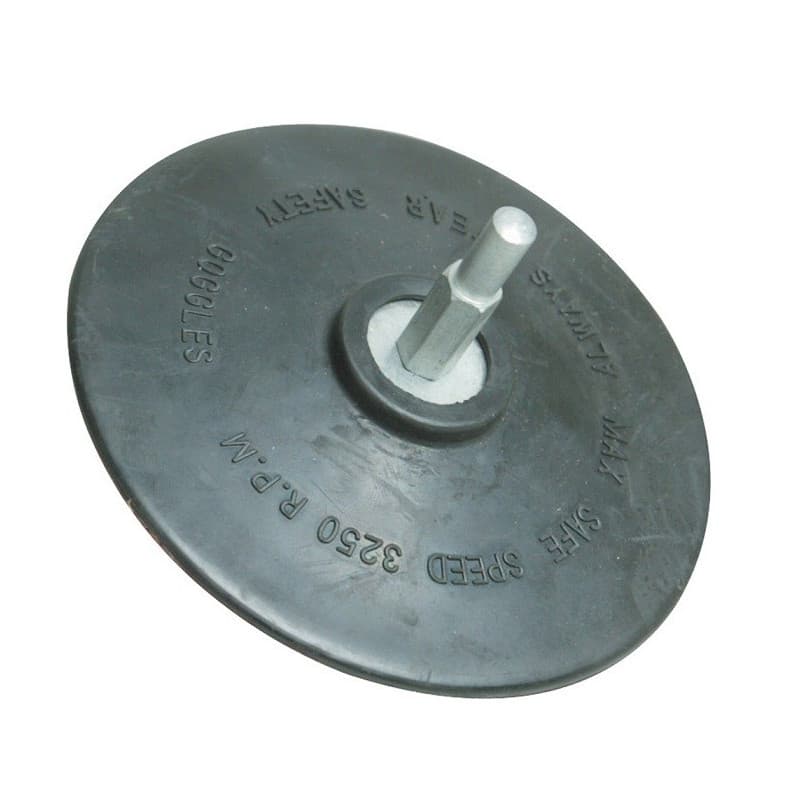 Plateau de support auto-agrippant Diam 125 sur Tige