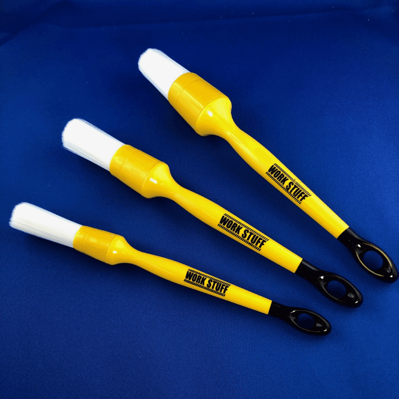 Work stuff detailing brush albino lot de 3 - (16 + 24 + 30 mm)