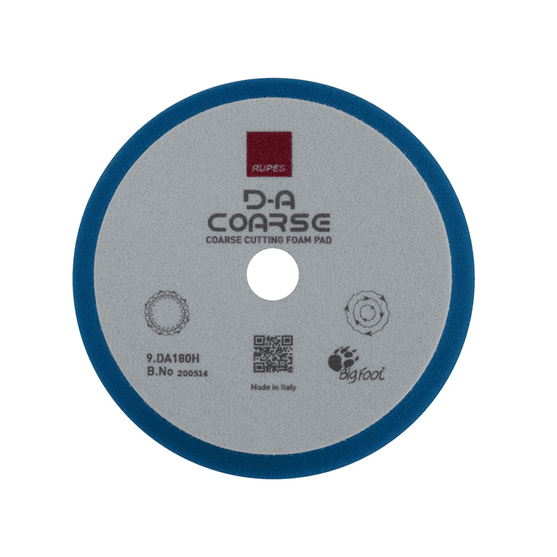 Rupes 9.DA180H Pad Haute Performance D-A Coarse bleu