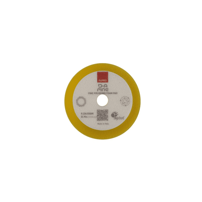 Rupes 9.DA100M Pad Haute Performance D-A Fine jaune