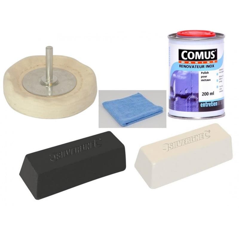 Kit de lustrage inox