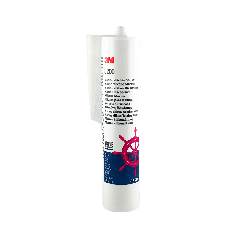 3M 05600 Mastic Silicone Marine 3200 3M™, Blanc, 280 ml