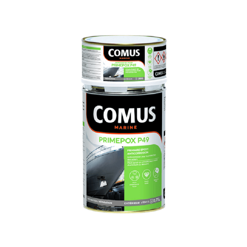 PRIMEPOX P49 PRIMAIRE ACIER 1 LITRE GRIS PERLE