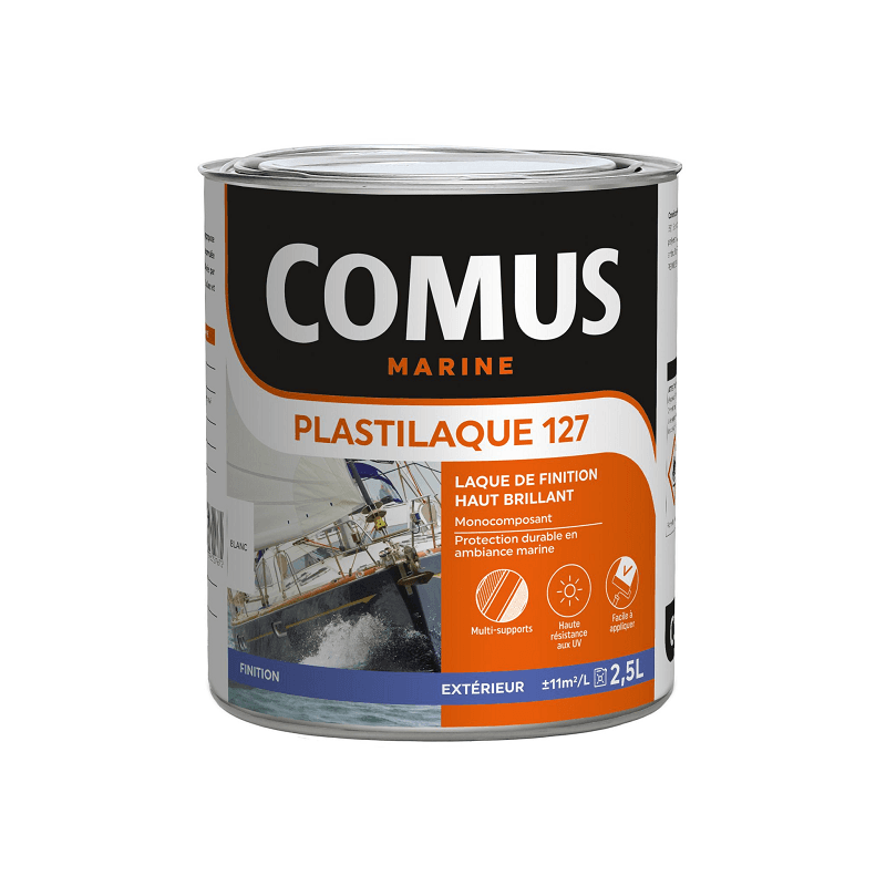 Laque Marine Comus Plastilaque 127 Blanc - 2.5 litres
