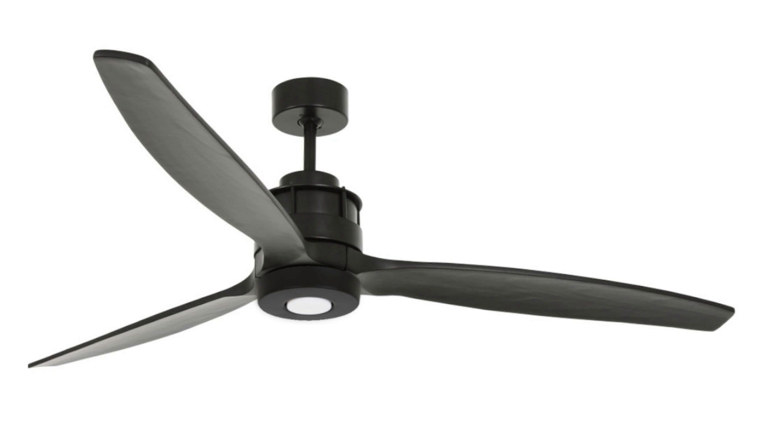 Energiespar Deckenventilator Airfusion Akmani LED Schwarz