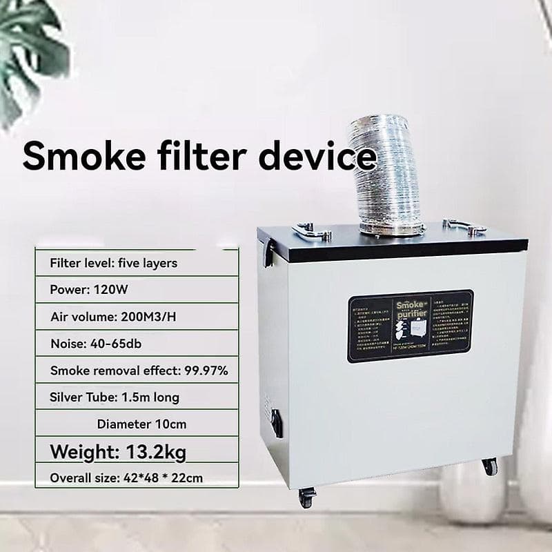 Marquage et gravure de l’extracteur de fumée laser Hine Air Purifier