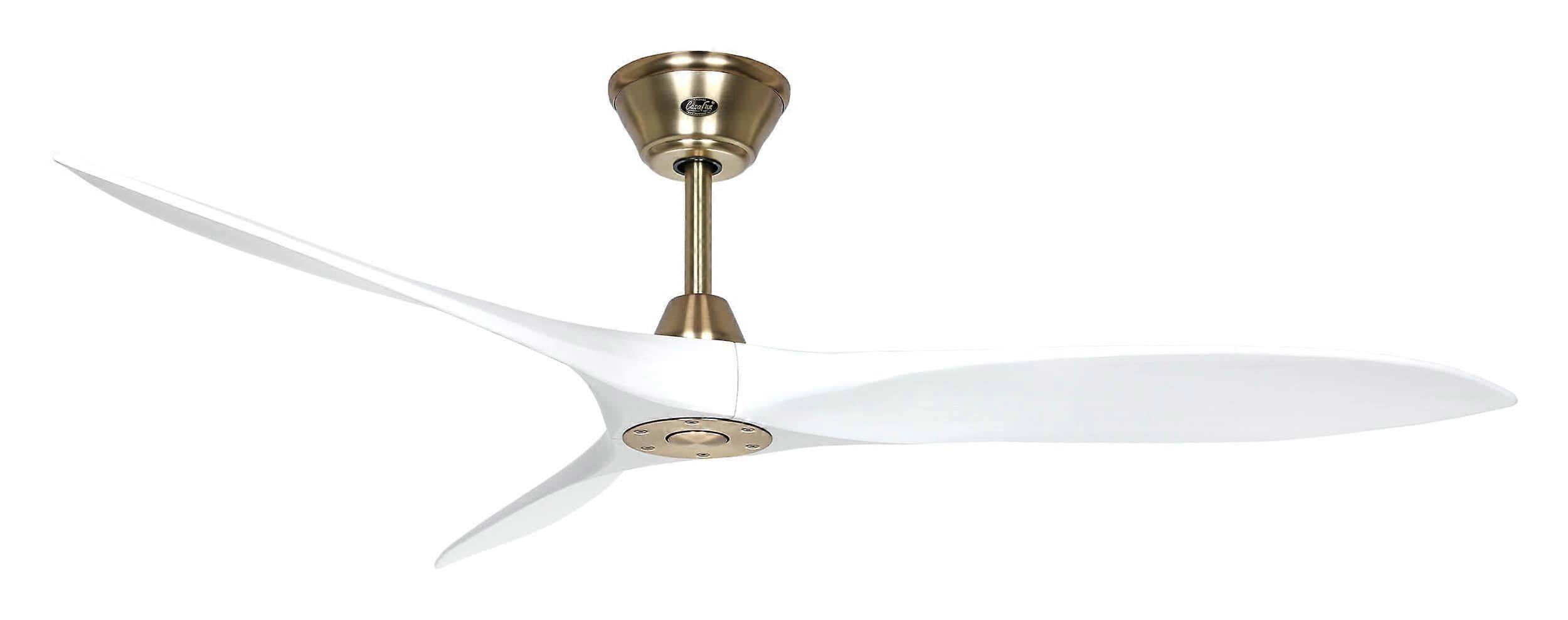 DC Ceiling Fan Eco Airscrew Brass / White