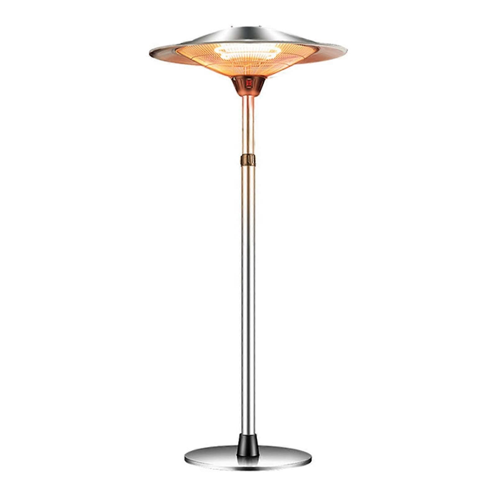 3000W Outdoor Electric Patio Heater 220V, Waterproof Vertical Terrace Heater with 3Speed Adjustment