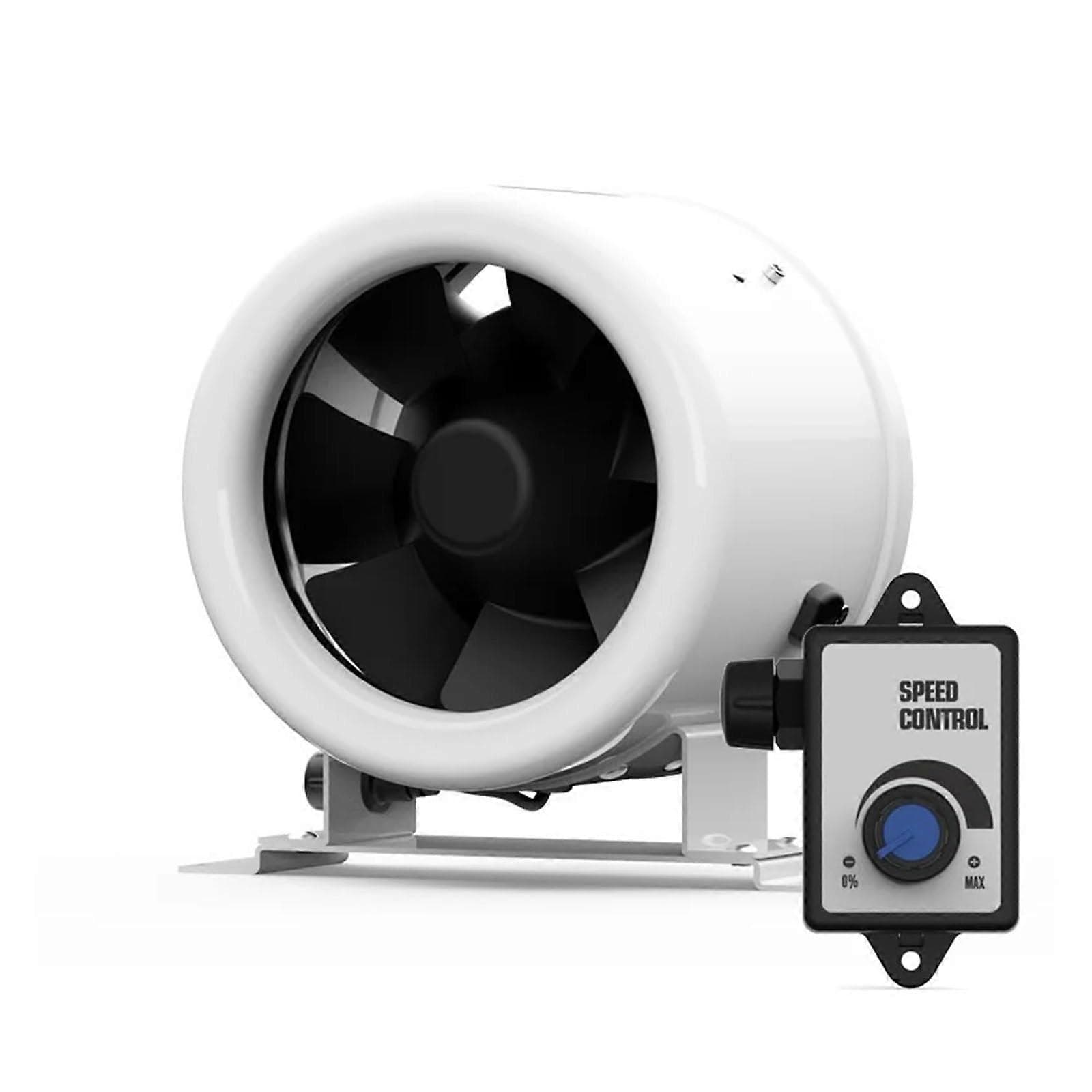 SEA150 6 Inch Inline Duct Fan 220V Quiet EC Grow Tent Ventilation with  Airflow and PWM Control