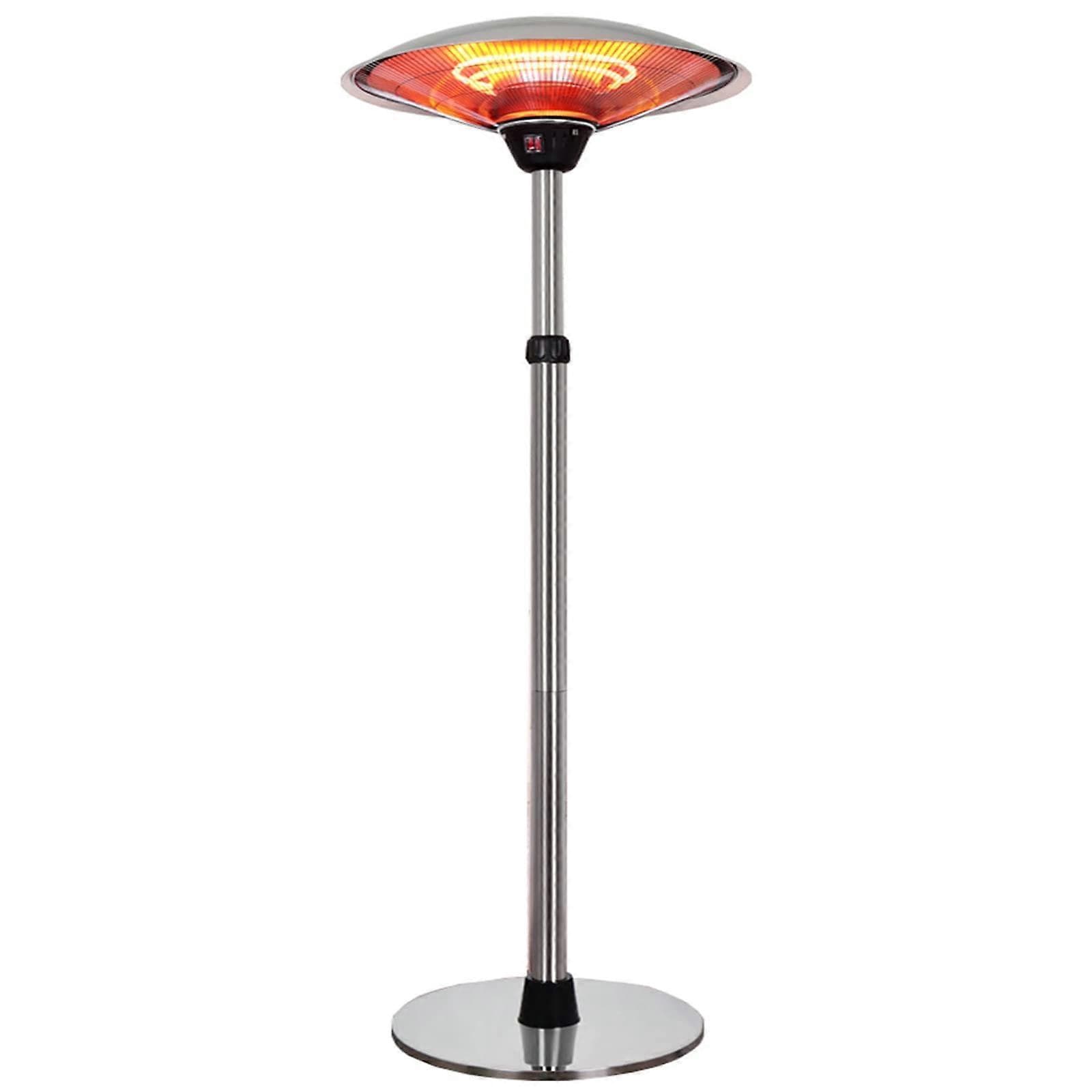 Infrared Patio Heater IP44 Weatherproof Stainless Steel Parasol Mount with 3 Power Settings