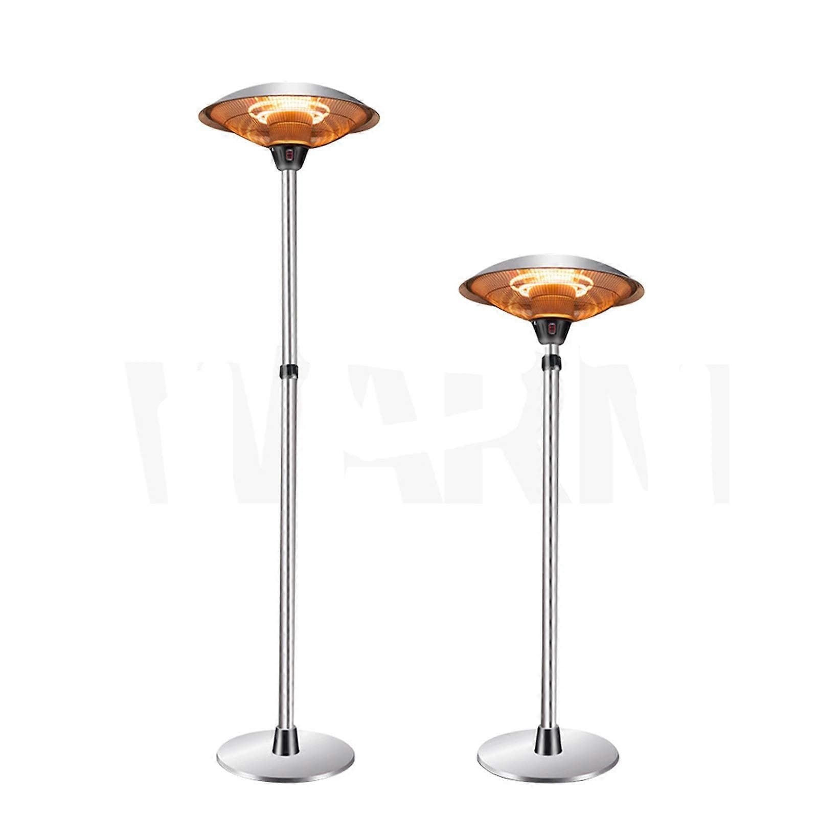 Outdoor Patio Heater 3000W UmbrellaShaped Electric Infrared with Adjustable Height for Garden Balcony