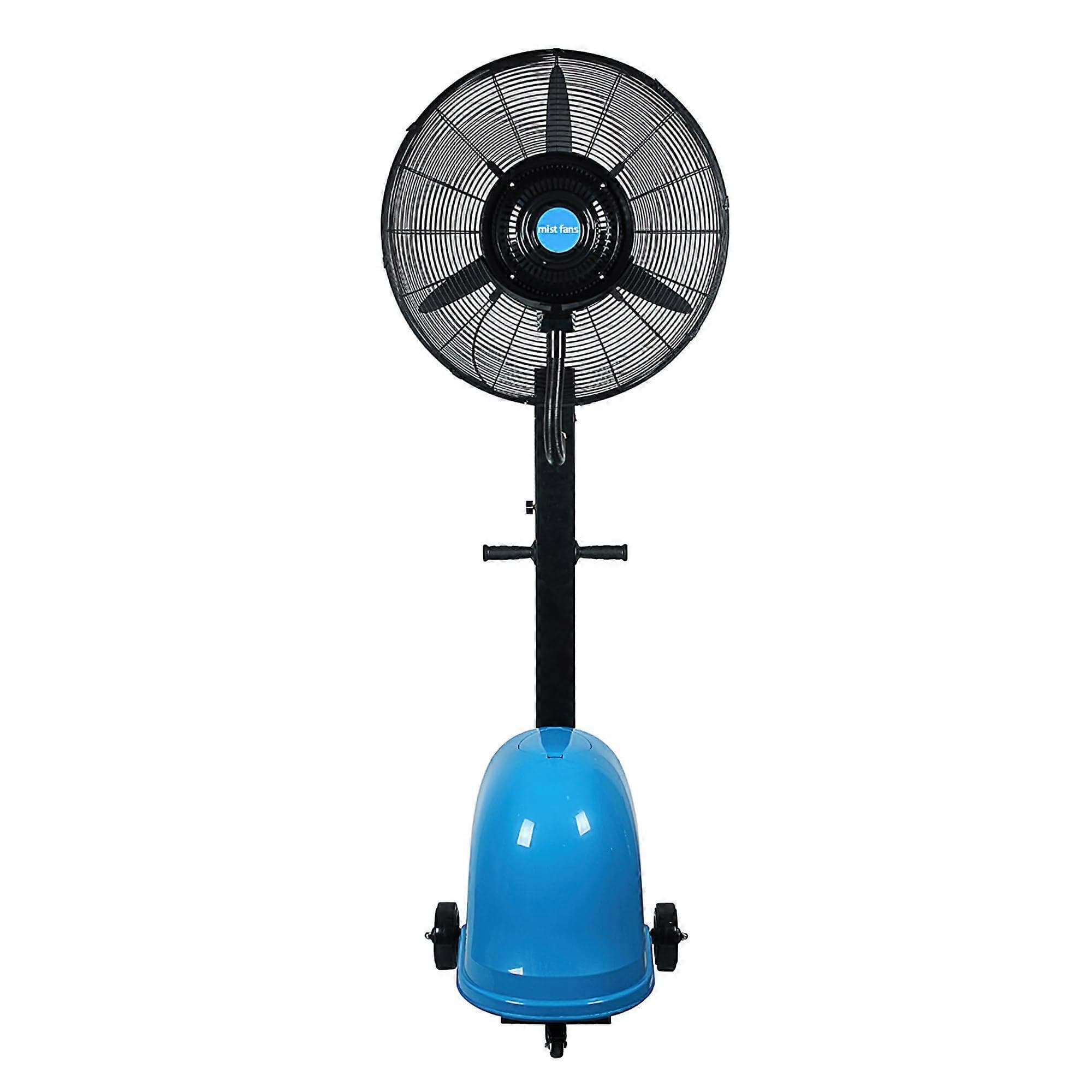 Commercial Outdoor Mist Cooling Fan 26 Inch with 55L Water Tank, 12Hr Operation for Large Areas