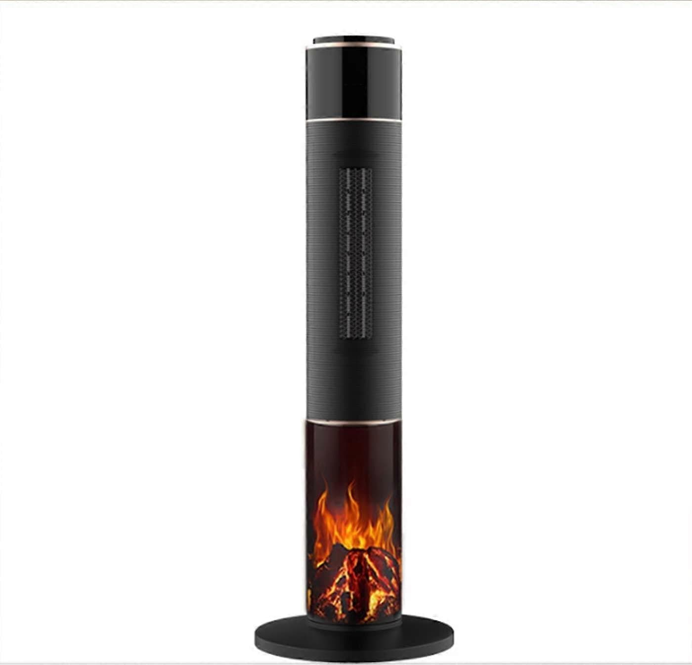 Outdoor Infrared Patio Heater with LED Flame Light, Weatherproof 220V Electric Standing Heater