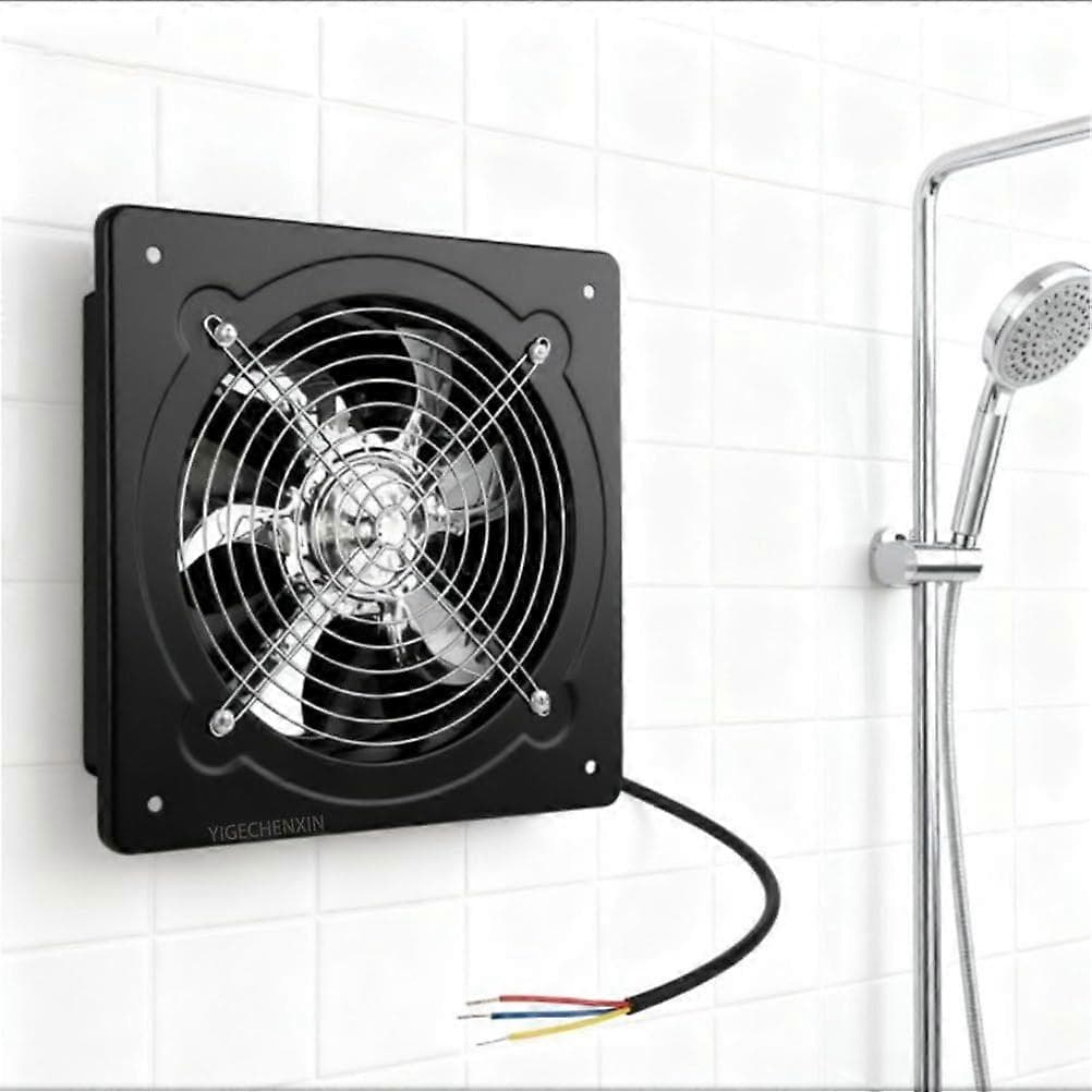 Ventilateur d'extraction mural antidéflagrant 250×250 mm, silencieux, étanche, en métal, 220 V