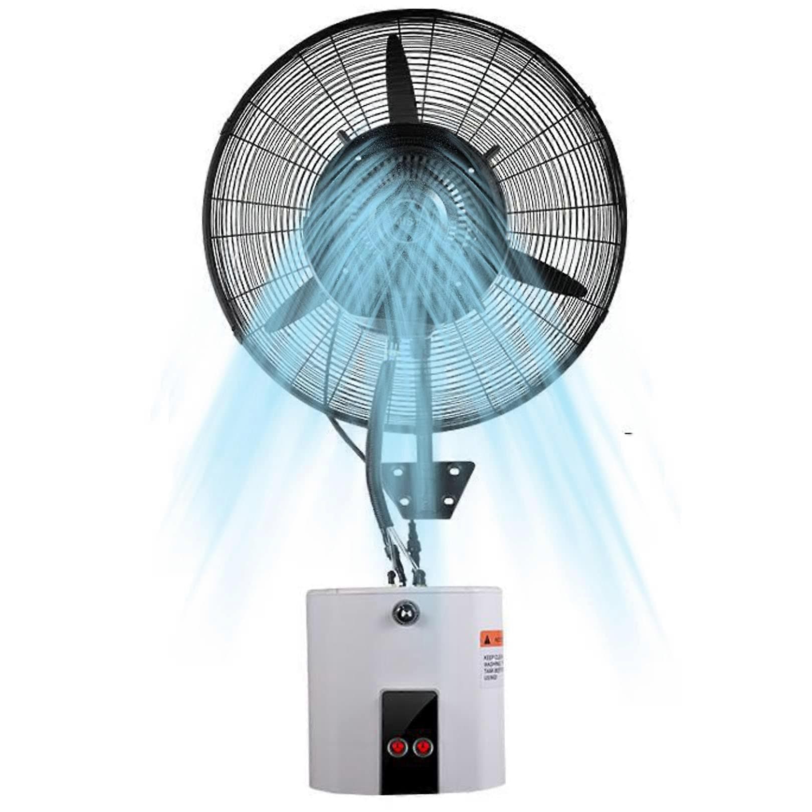 Outdoor Misting Fan with Instant Cooling Mist, Heavy Duty Wall Mounted Patio Cooling Fan, 81cm