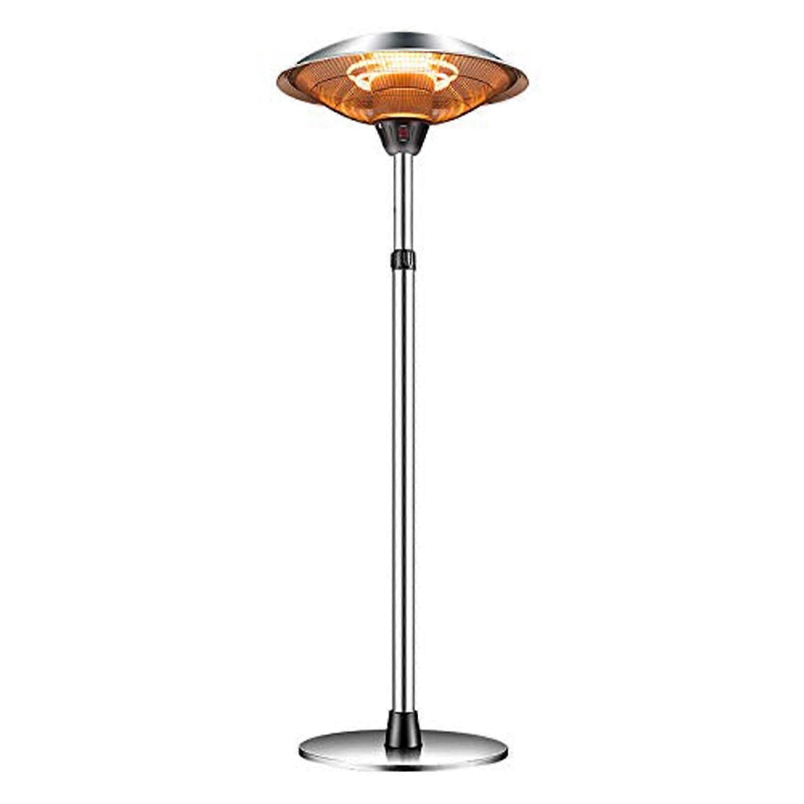 Outdoor Patio Heater 1500W Infrared Carbon Tube with Remote, Weatherproof Adjustable Thermostat