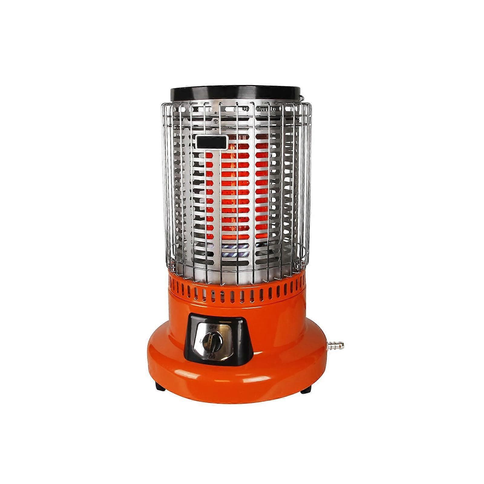 Portable Propane Heater with Adjustable Flame Control, Outdoor Gas Camping Heater and Cooking Stove