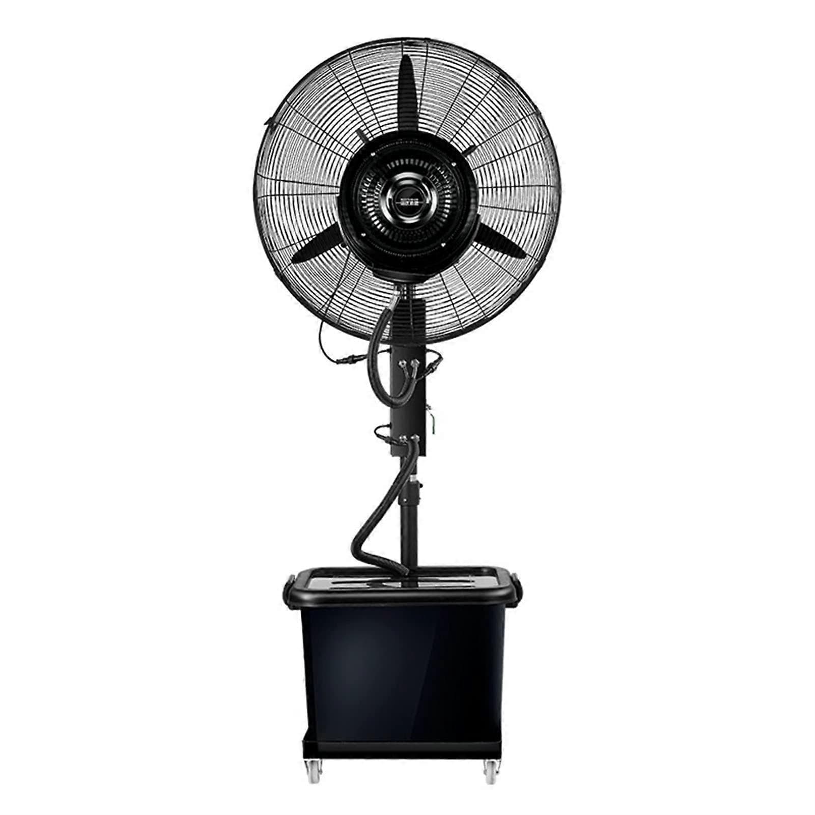 Outdoor Misting Fan with 43L Water Tank, 5Speed Cooling, 90° Oscillation for Patio or Industrial Use