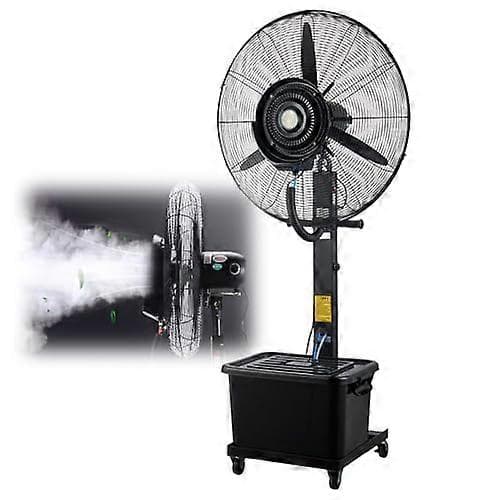 Ventilateur brumisateur d'extérieur de 76 cm (30 pouces) avec grand réservoir d'eau, modes de brumisation réglables, rafraîchissement d'une large zone