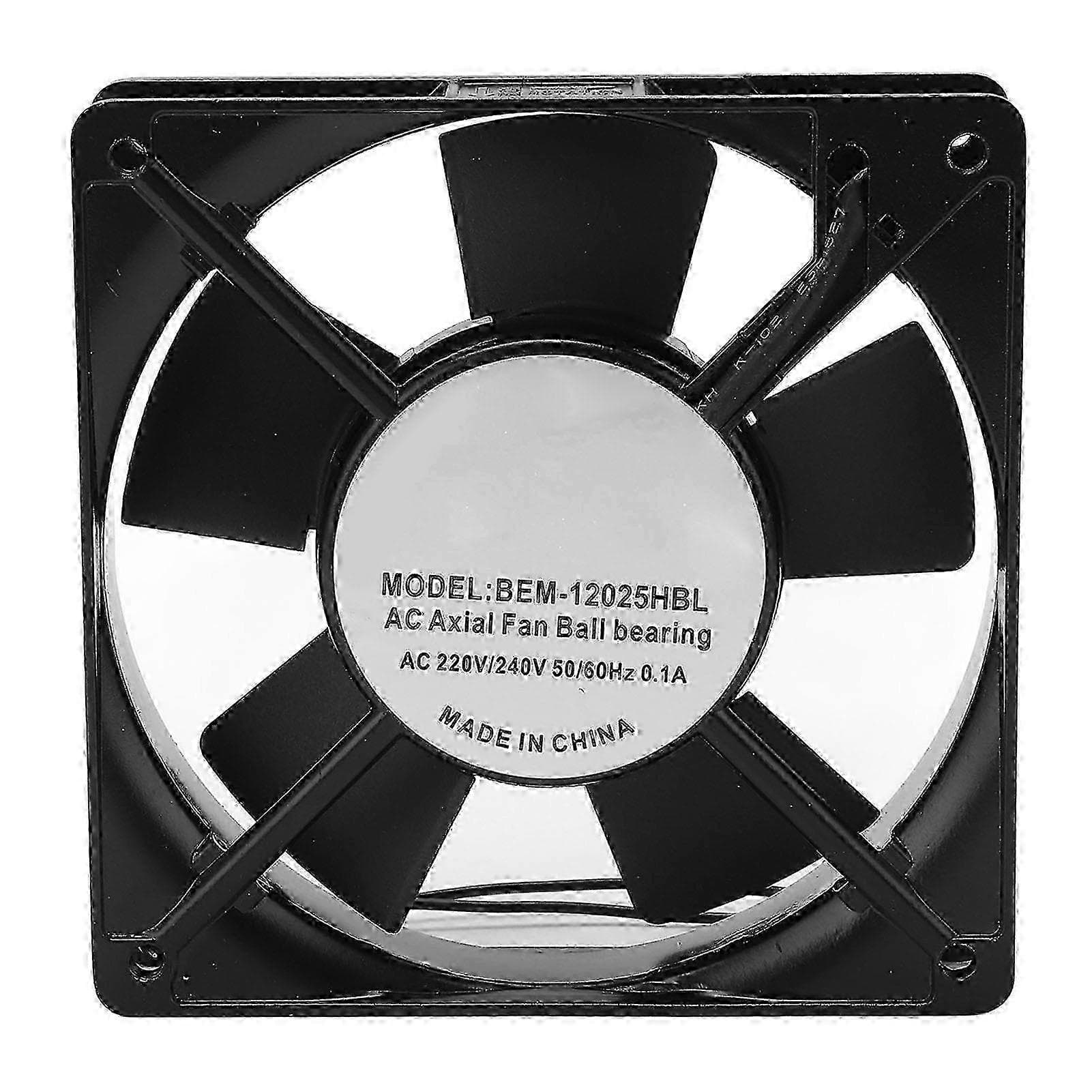 Ventilateur axial ultra silencieux et puissant, autonomie de 50 000 heures, double roulement à billes, pour projets de ventilation et d'échappement DI