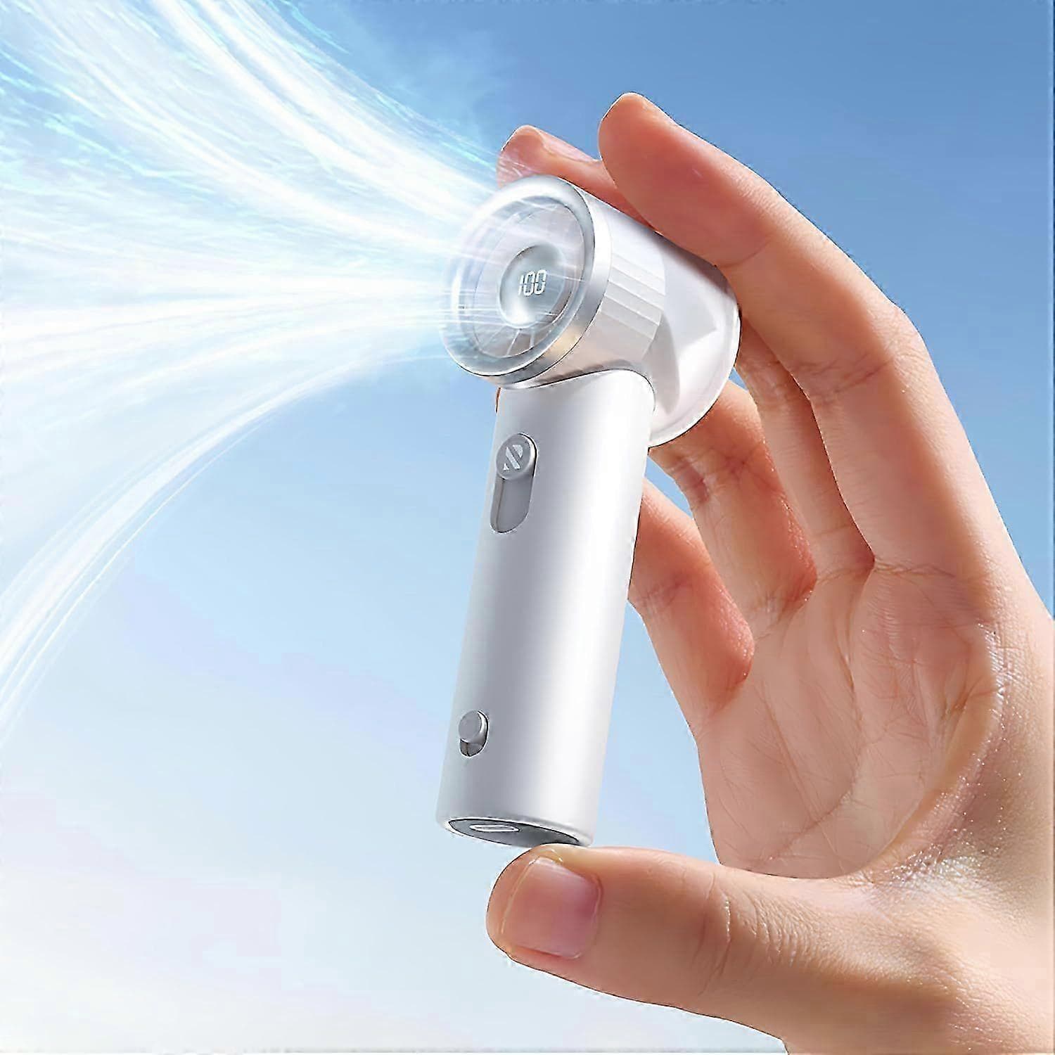 2025 Dernier modèle 2025 Mini et puissant Turbo 100 vitesses Ventilateur de poche de refroidissement