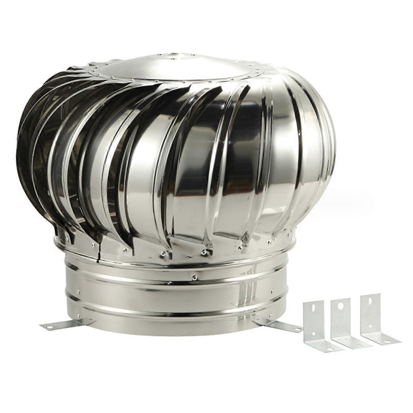 Chapeau de cheminée rotatif 500 mm, ventilateur turbine anti-refoulement pour la circulation de l'air dans les maisons et les combles