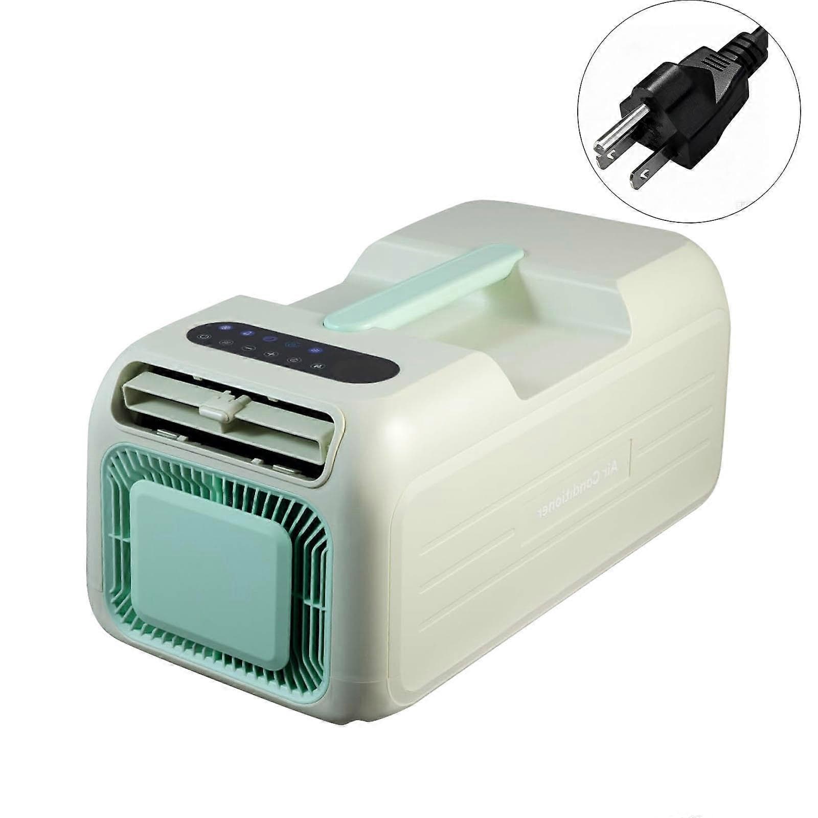 Unité mobile de chauffage et de climatisation 110 V, utilisable en toutes saisons, idéale pour le camping et la maison. Arrêt automatique pour plus de