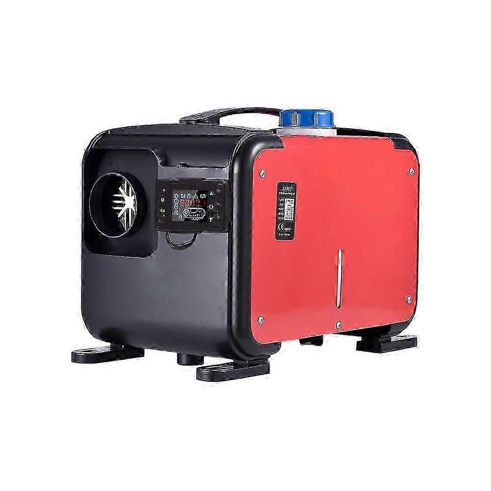 Chauffage diesel rouge DC 12V Chauffage à air rapide 12V Chauffage de stationnement 8KW Tout en un Réchauffeurs d’air diesel autonomes pour C