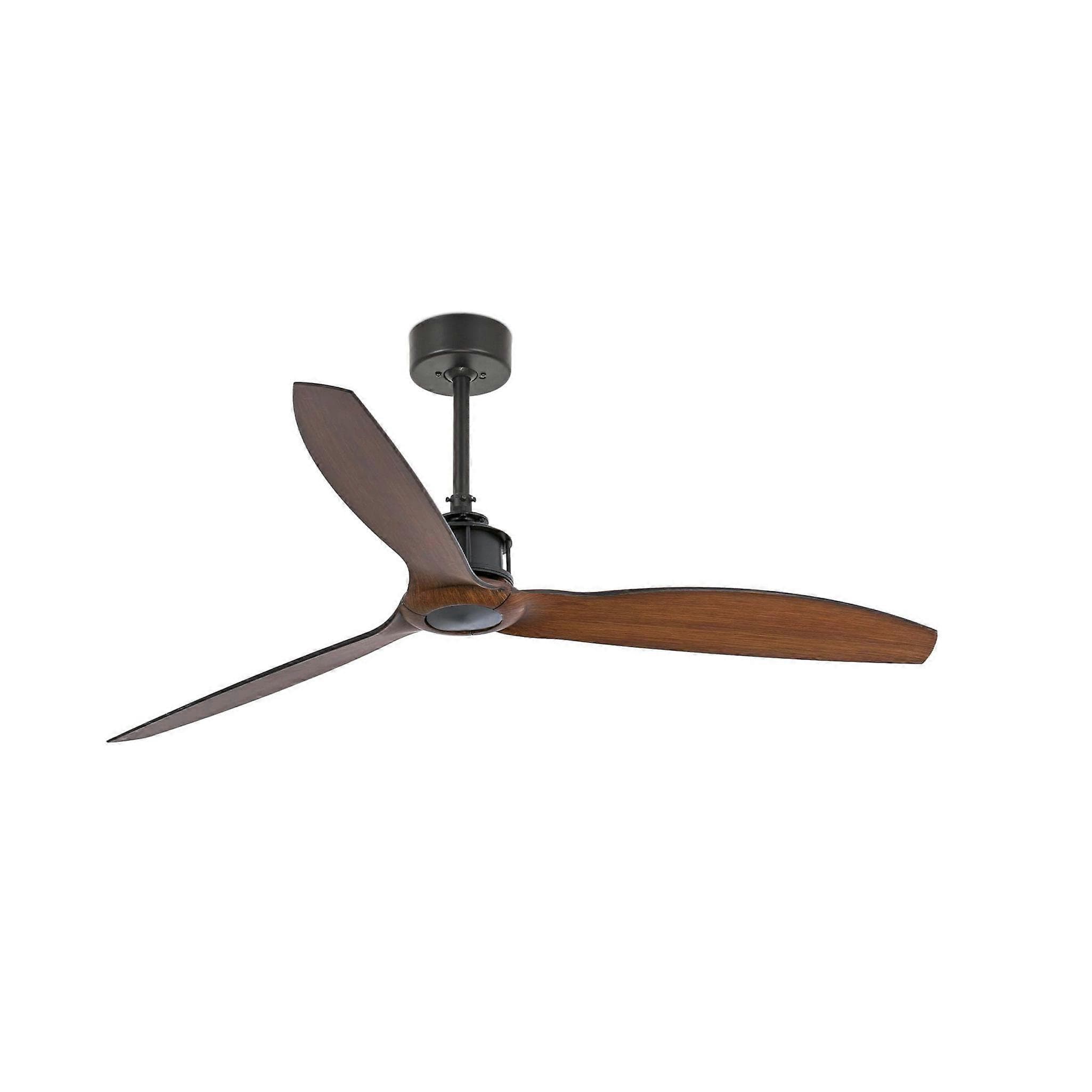 DC Deckenventilator Just Fan Schwarz / Walnuss