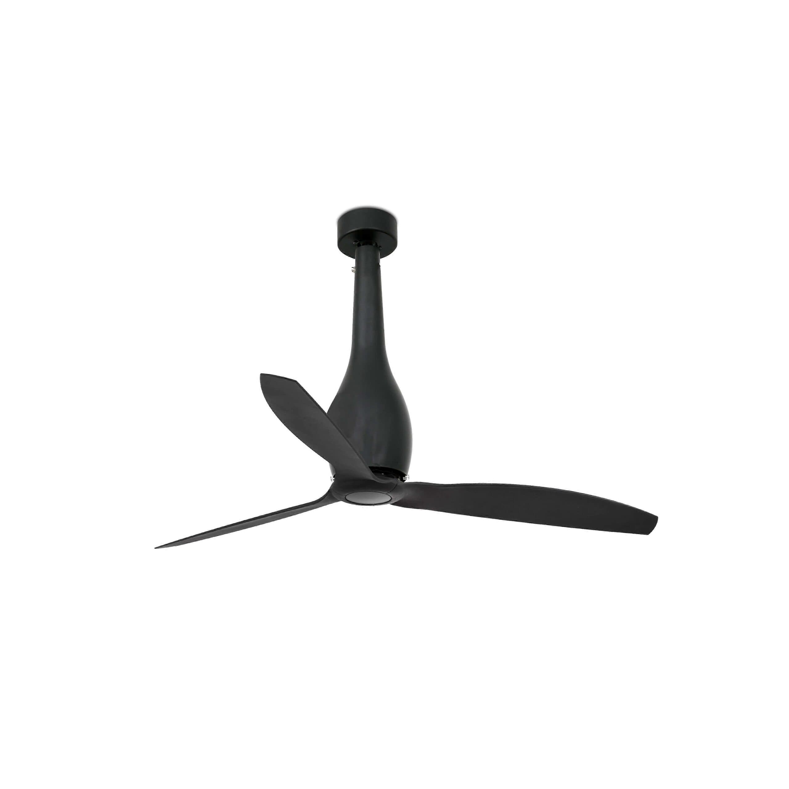 DC ceiling fan Eterfan Matt Black with remote