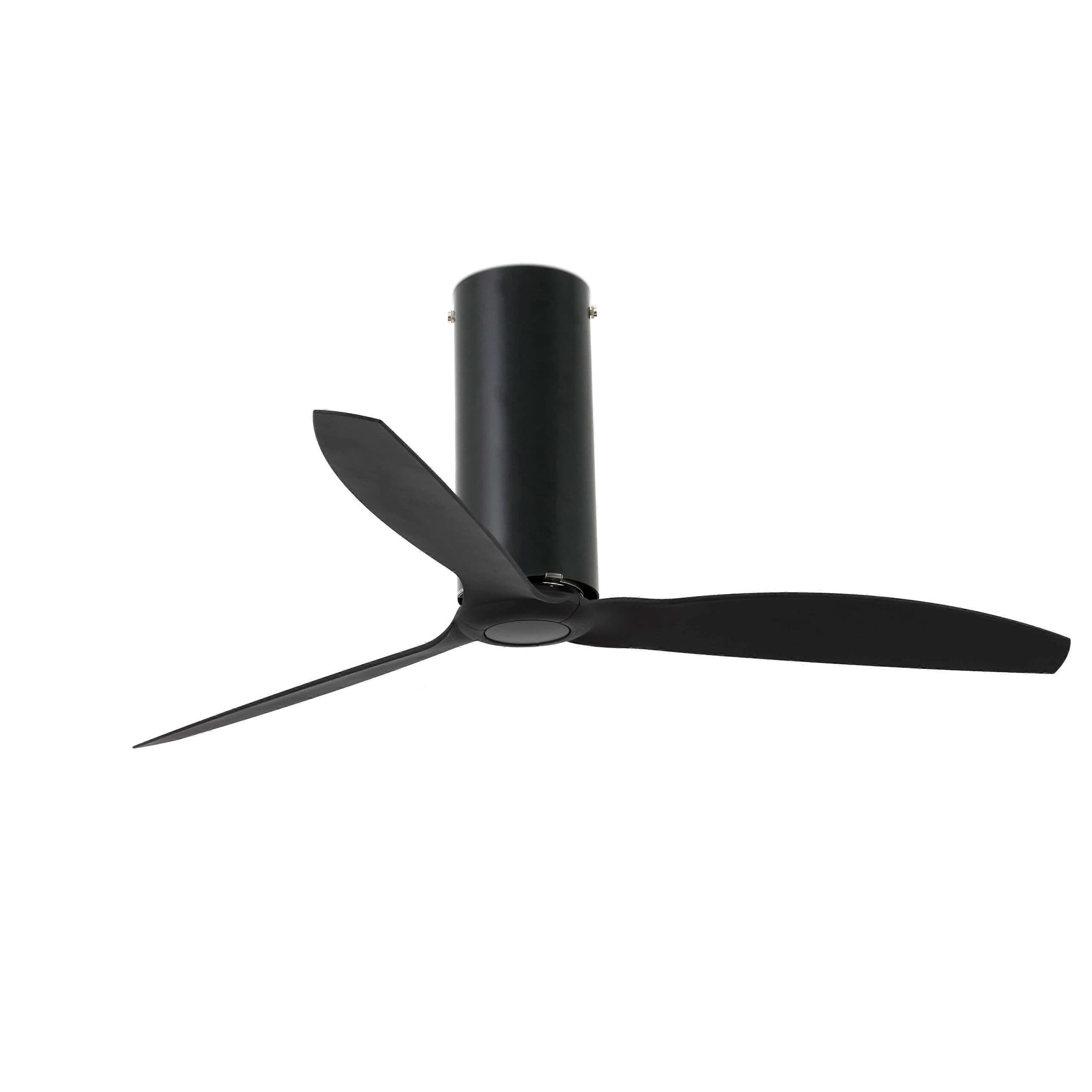 Tube de ventilateur de plafond à économie d’énergie noir