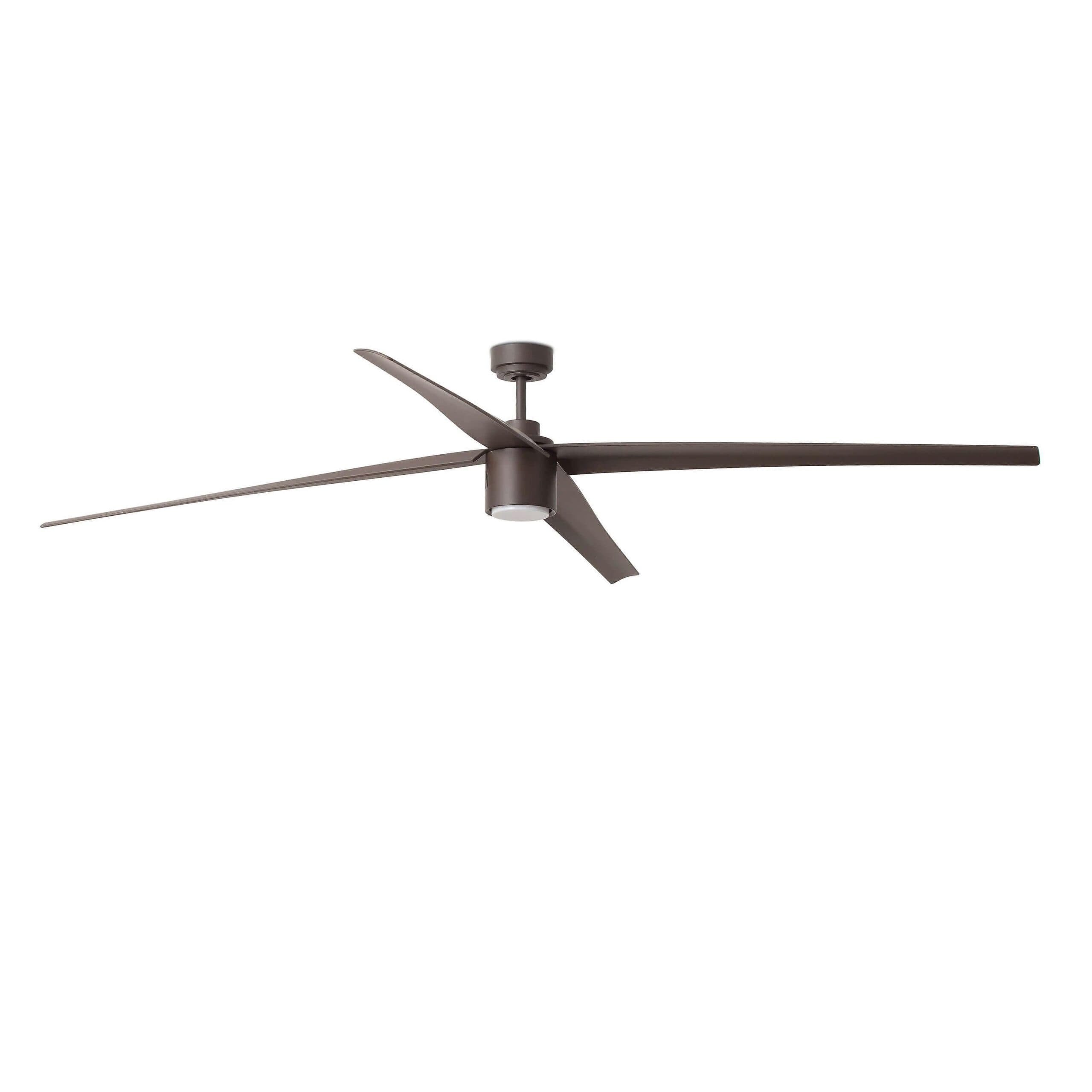 DC ceiling fan Attos Brown 213cm / 84"  with LED light
