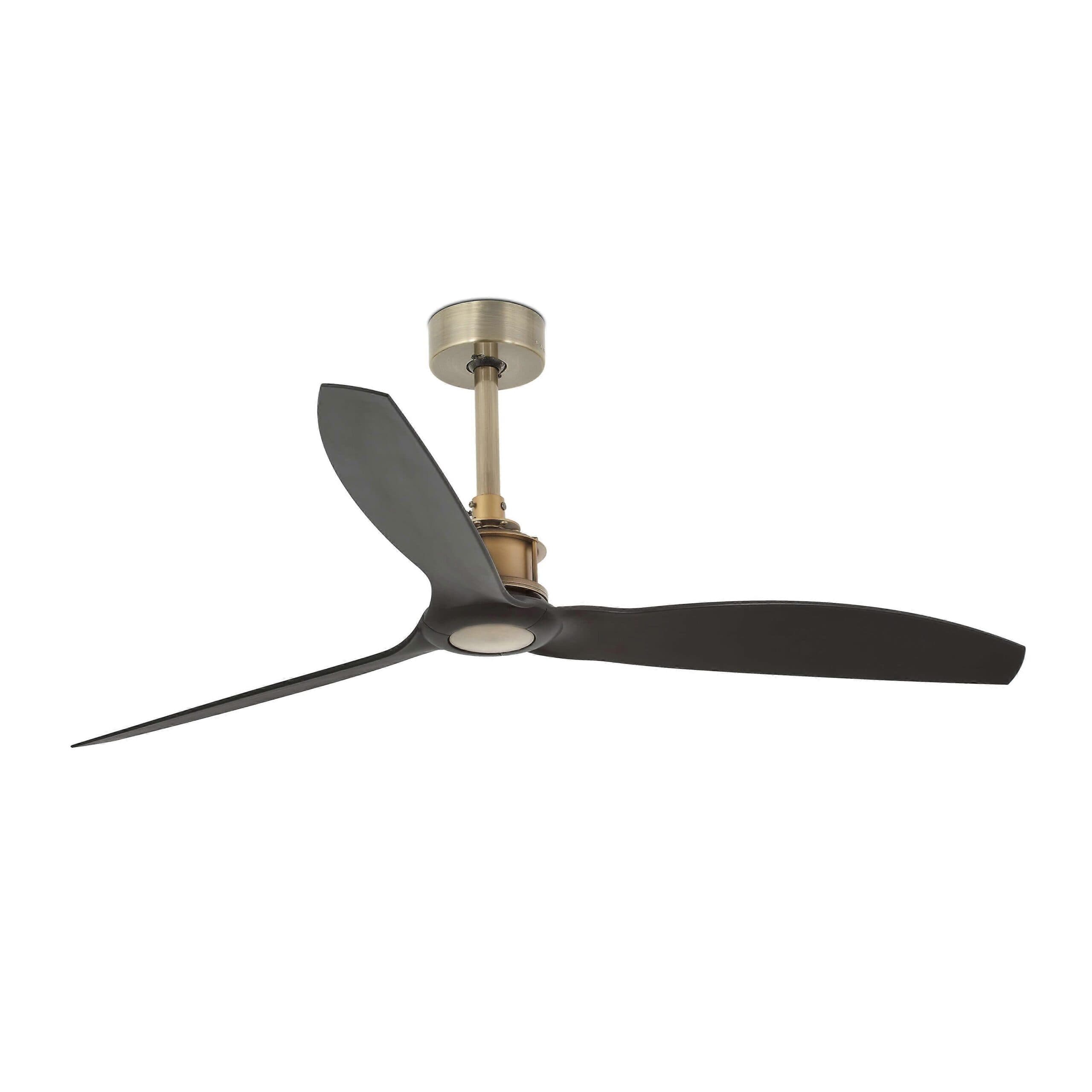 DC ceiling fan Just Fan Brass & Black 128cm / 50"