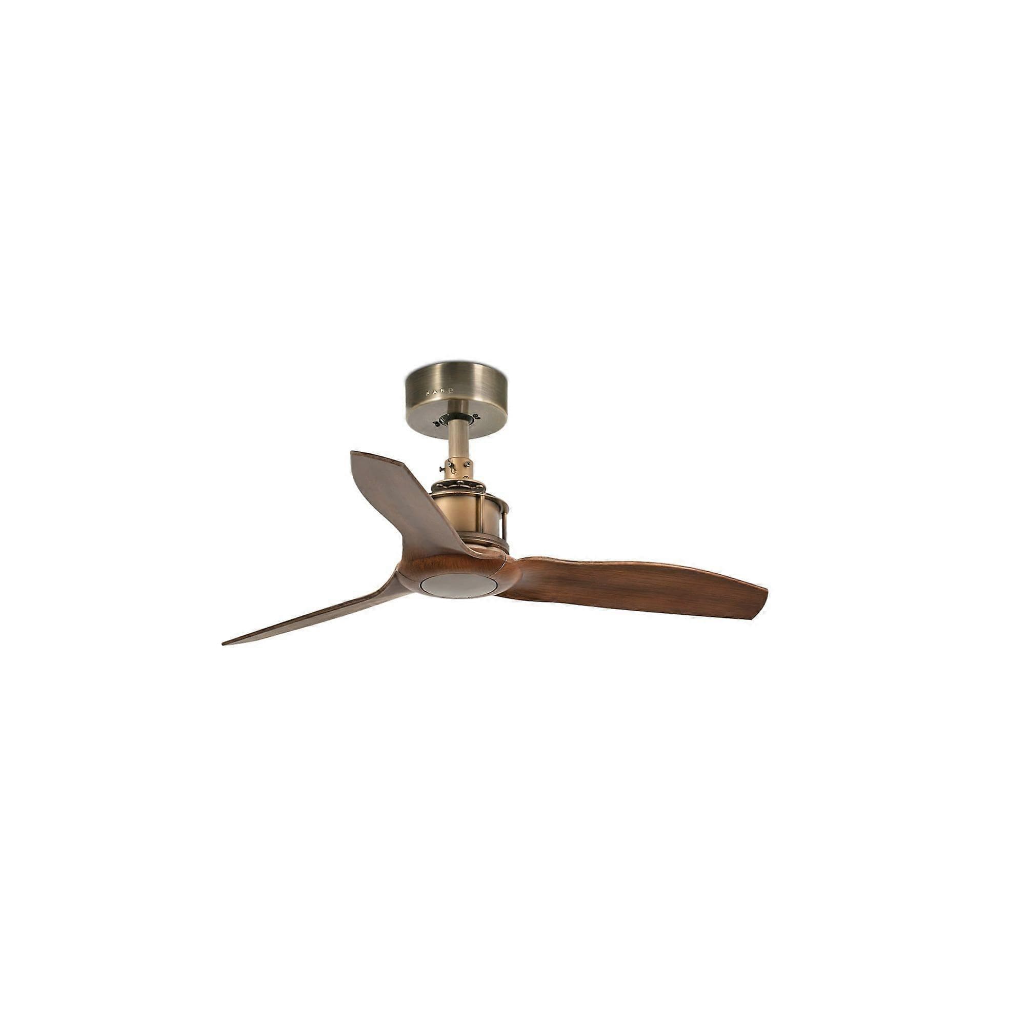 Ventilateur de plafond DC Just Fan XS Brass / Walnut 81cm / 32"