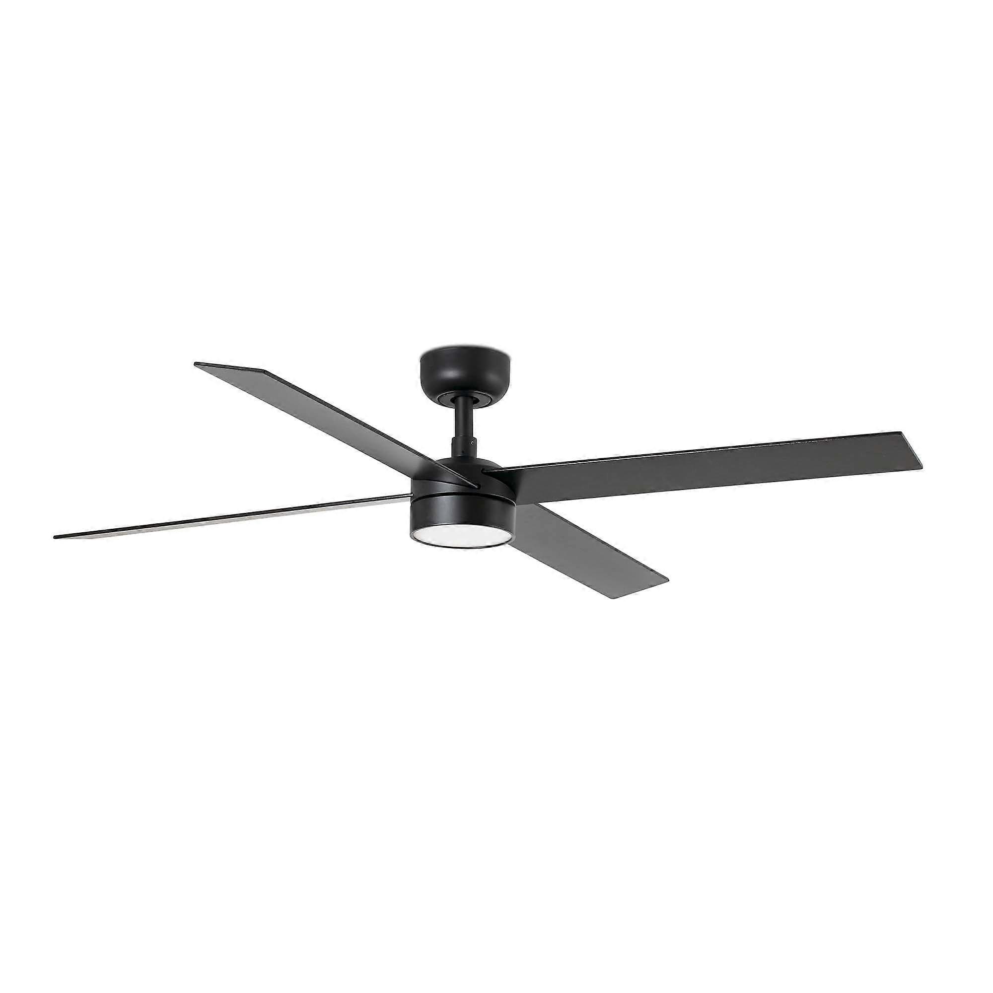 Ventilateur de plafond DC Rudder L-4 Noir avec LED
