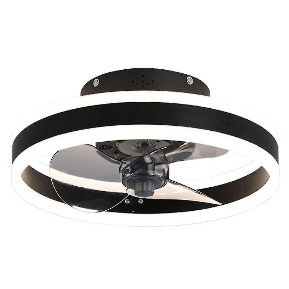 Balcon Led Bande De Fréquence Variable Lumière Ventilateur De Plafond, Simple Et Léger Ventilateur De Luxe Lumière, 220V