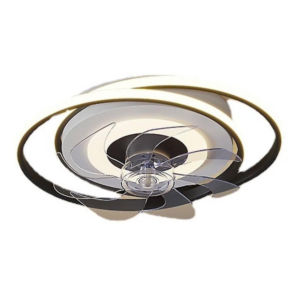 Lampe de ventilateur domestique élégante et atmosphérique, personnalité créative Ventilateur de plafond de salon, chaleureux