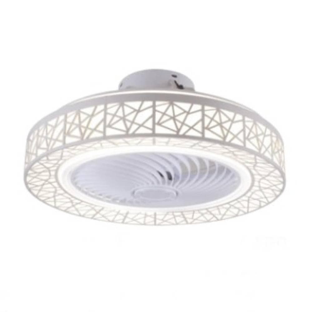 Plafonnier invisible à motif creux, maison nordique led intégrée, ventilateur de chambre d'enfant,